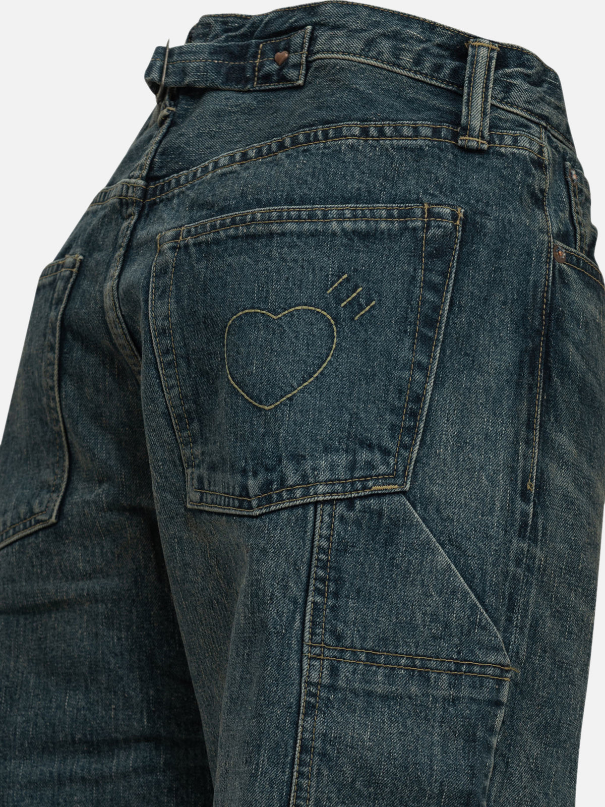 Human Made "Future" Straight-Leg Jeans Blue

