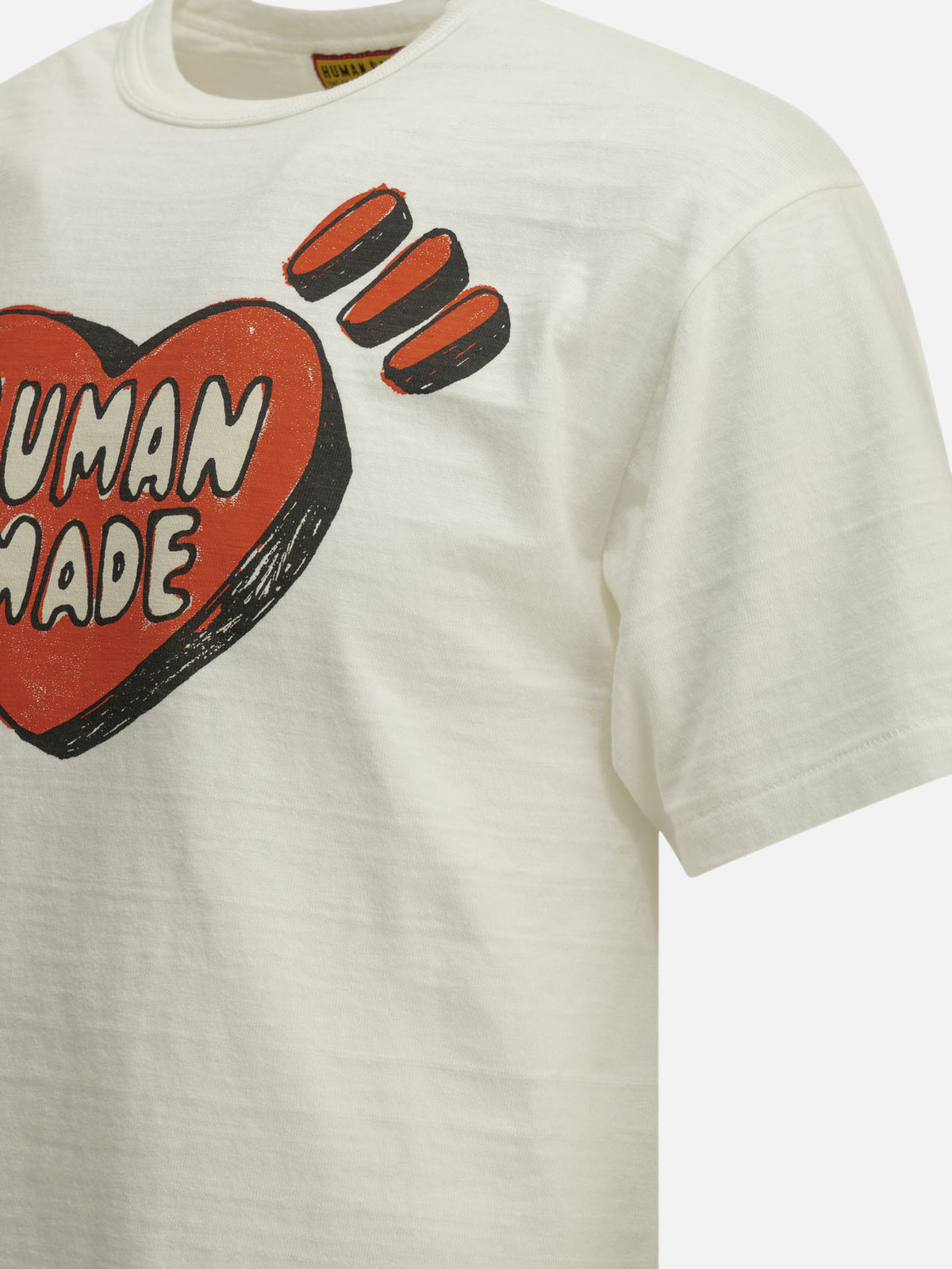 Human Made "Slub" Crew-Neck T-Shirt White - VIETTI