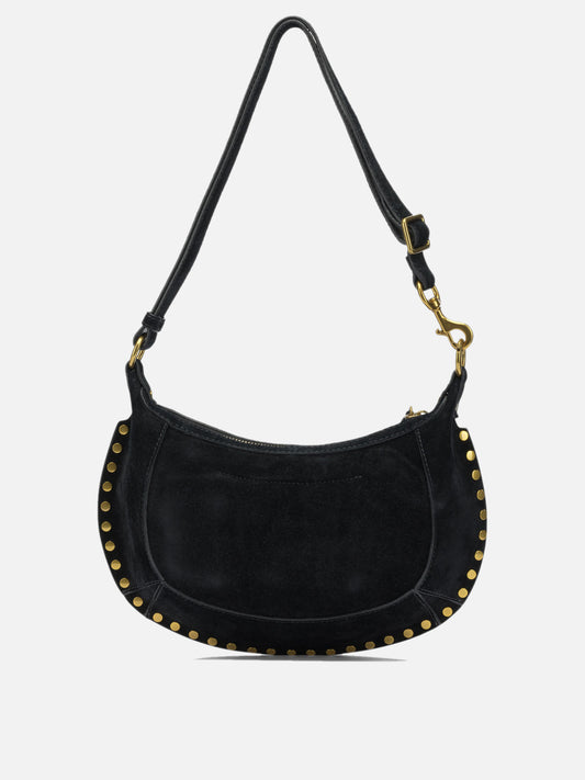Isabel Marant "Oskan Moon" small shoulder bag Black

