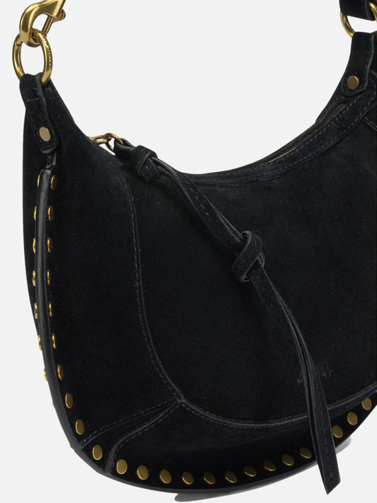 Isabel Marant "Oskan Moon" small shoulder bag Black

