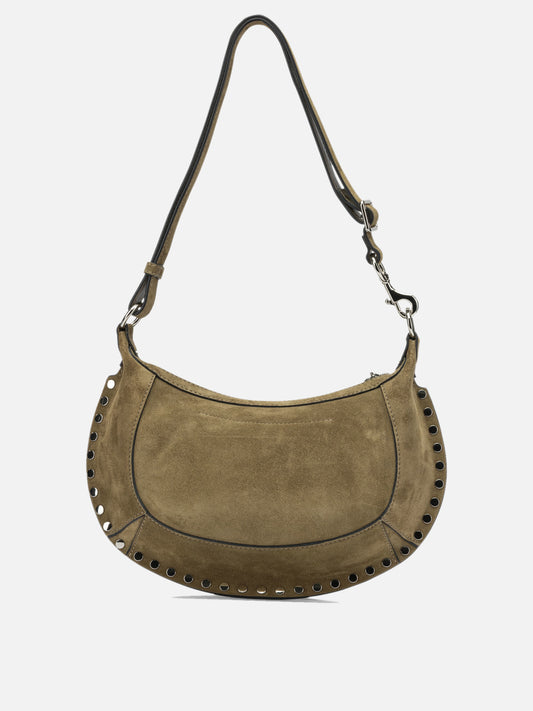 Isabel Marant "Oskan Moon" small shoulder bag Brown

