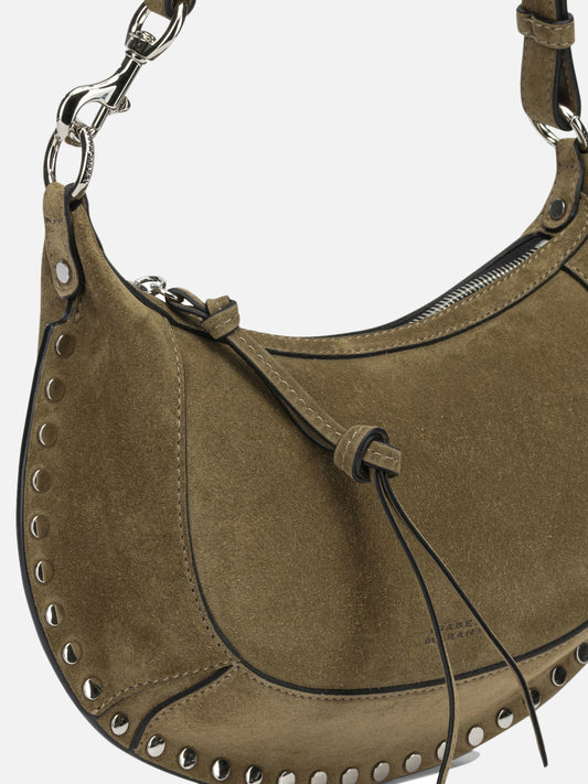 Isabel Marant "Oskan Moon" small shoulder bag Brown

