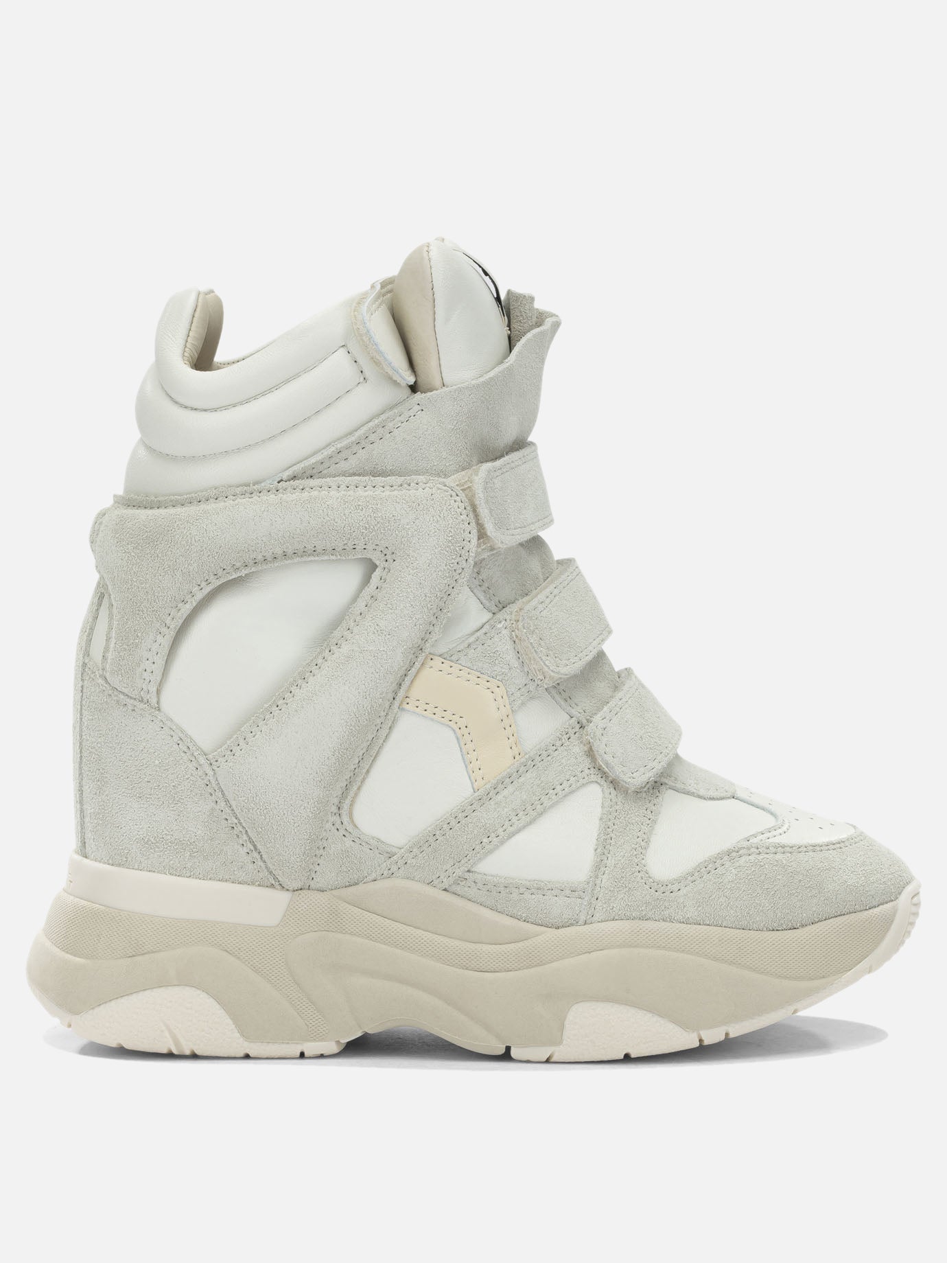 High top sneakers 100% calf leather - 100% rubber  White - Isabel Marant Women | PDP | VIETTI Online Store | thumbnail