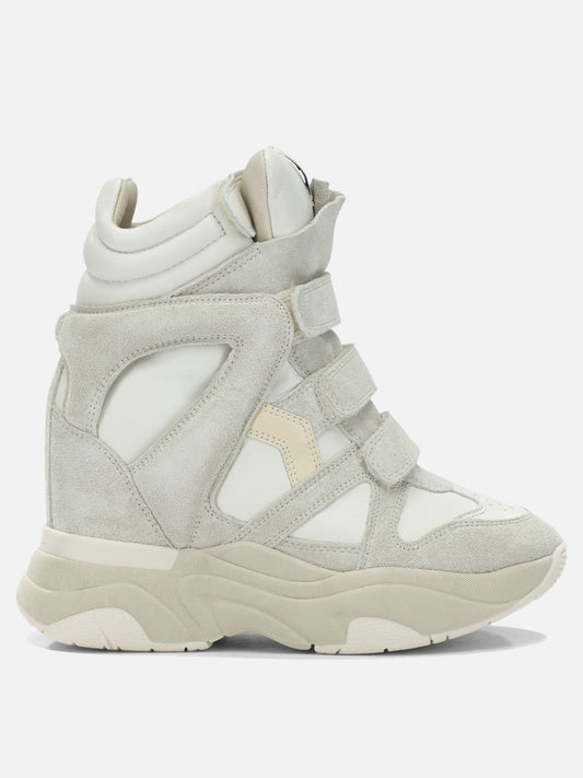 High top sneakers 100% calf leather - 100% rubber  White - Isabel Marant Women | VIETTI Online Store 

