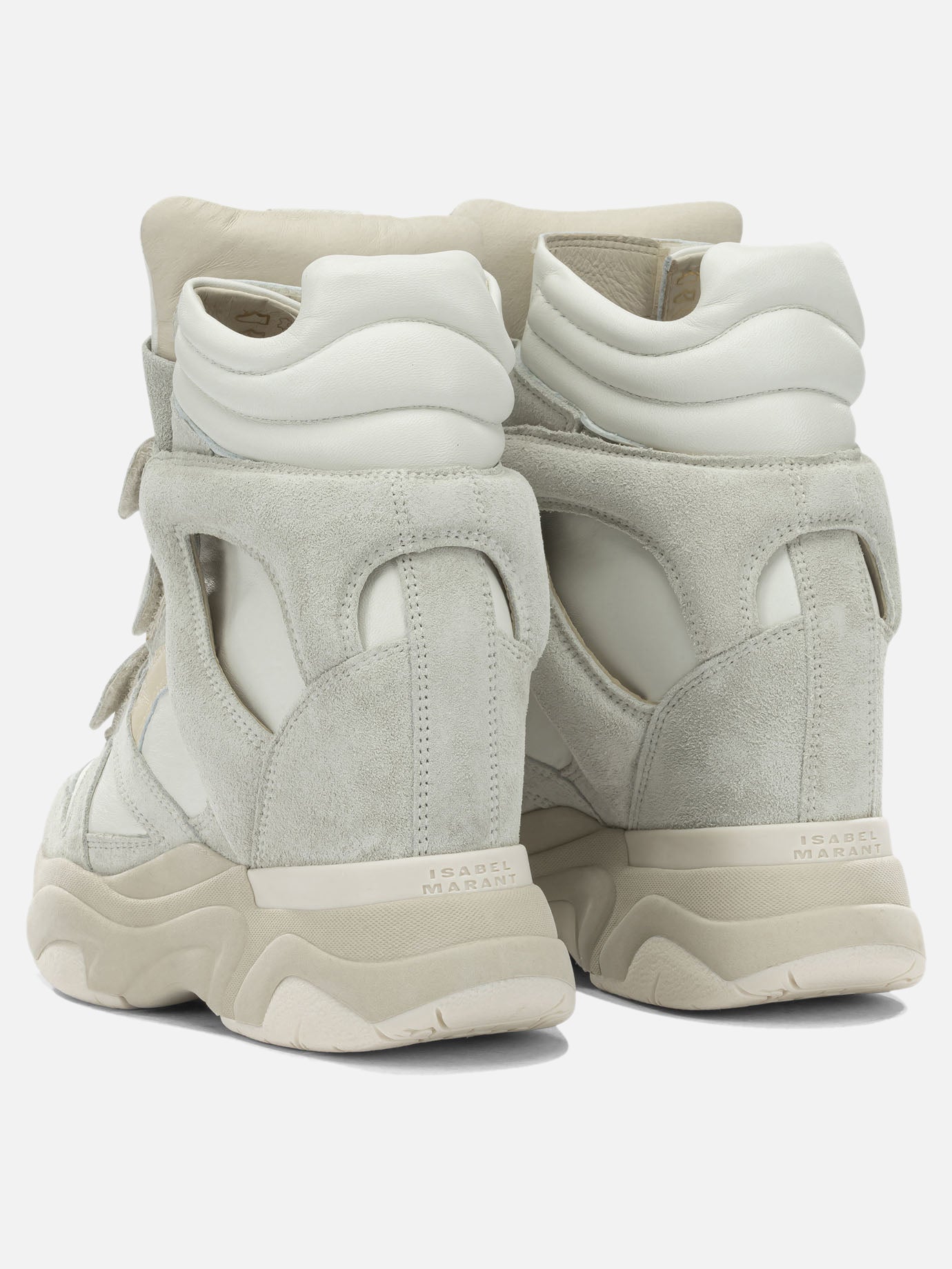 High top sneakers 100% calf leather - 100% rubber  White - Isabel Marant Women | PDP | VIETTI Online Store | thumbnail_4