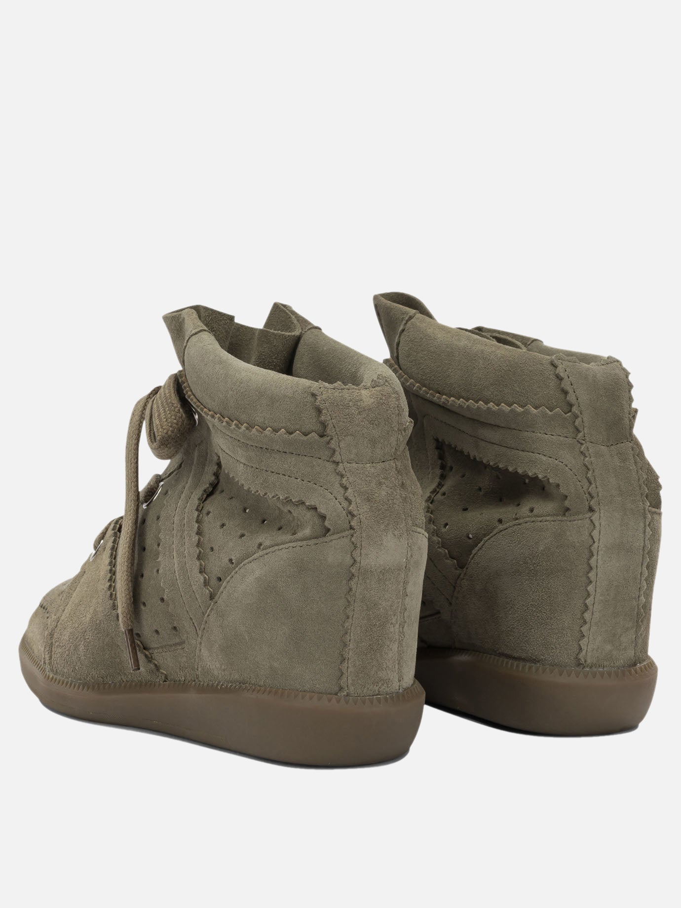 High top sneakers 100% calf leather  Brown - Isabel Marant Women | PDP | VIETTI Online Store | thumbnail_4