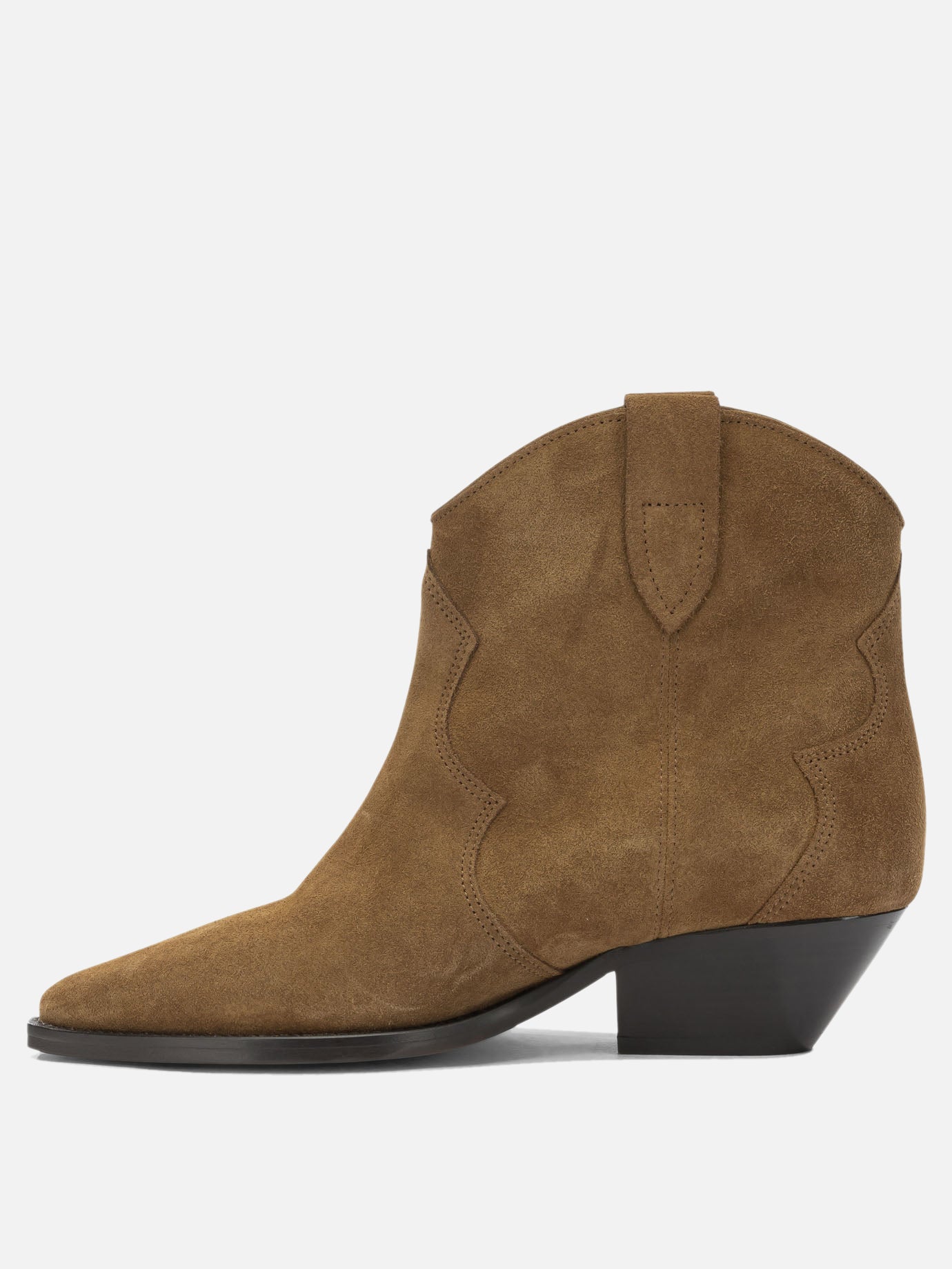 Cowboy 100% calf velvet leather - 100% cow leather  Brown - Isabel Marant Women | PDP | VIETTI Online Store | thumbnail_3