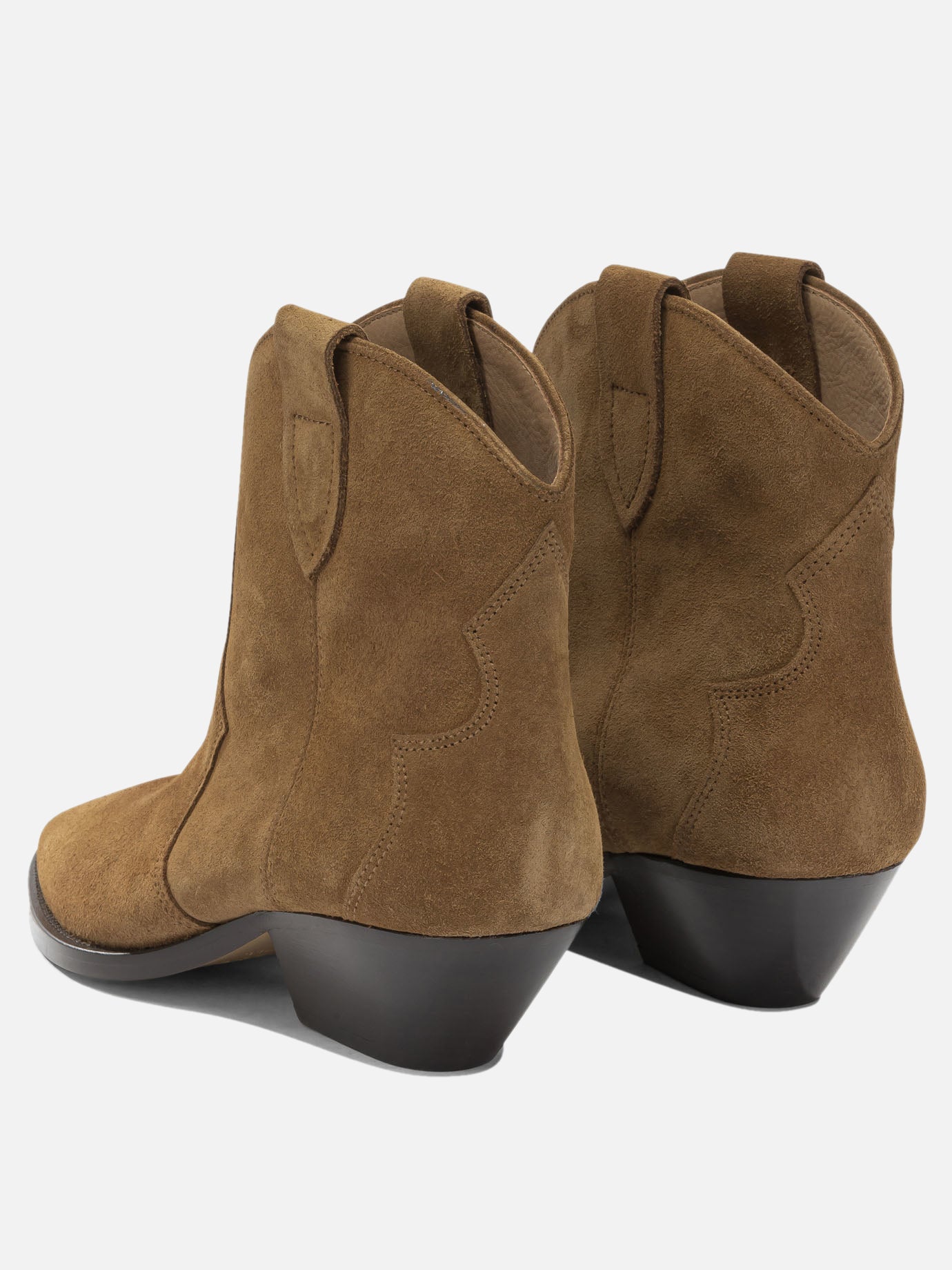 Cowboy 100% calf velvet leather - 100% cow leather  Brown - Isabel Marant Women | PDP | VIETTI Online Store | thumbnail_4