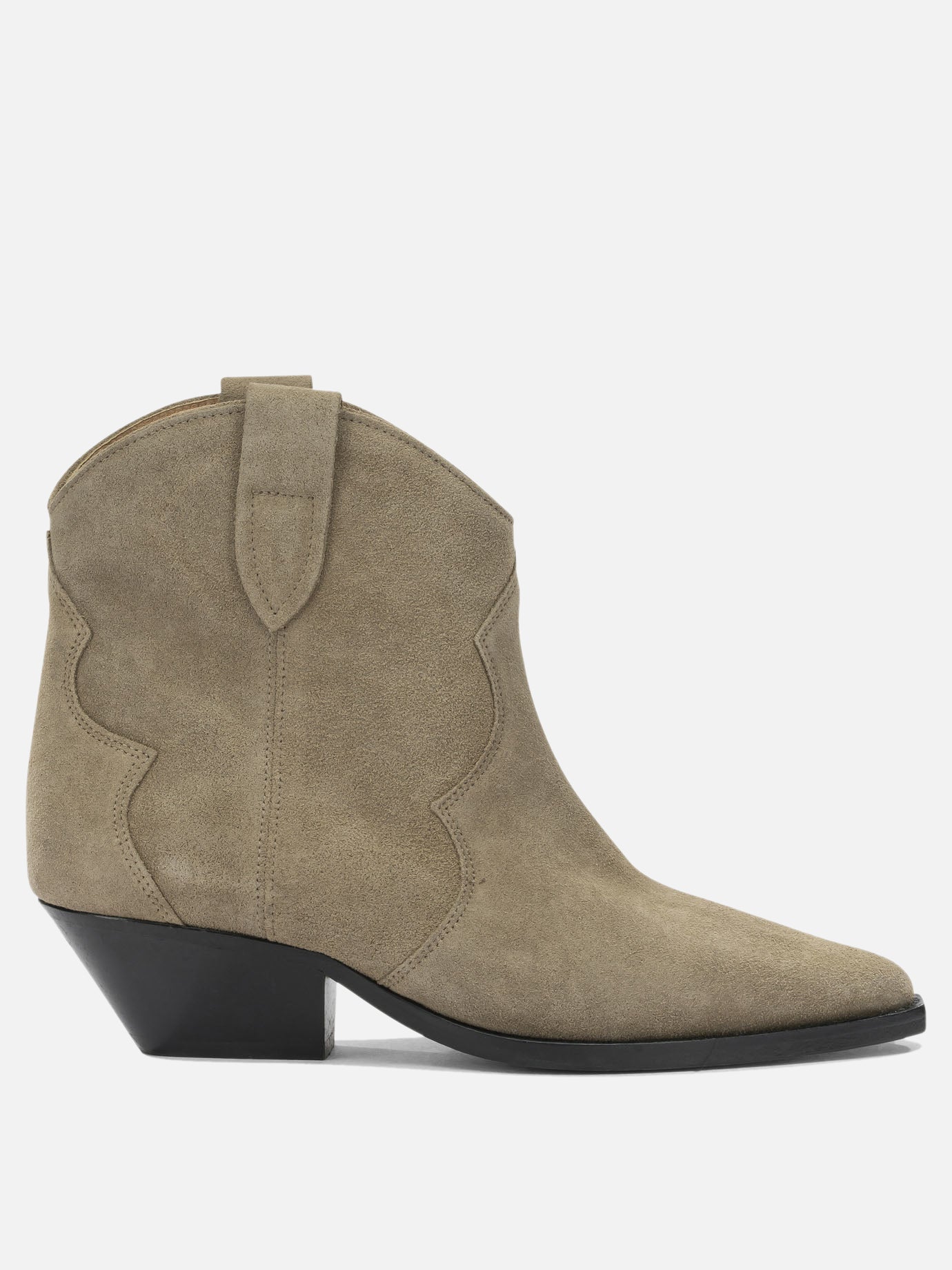 Cowboy 100% calf velvet leather - 100% cow leather  Beige - Isabel Marant Women | PDP | VIETTI Online Store | thumbnail