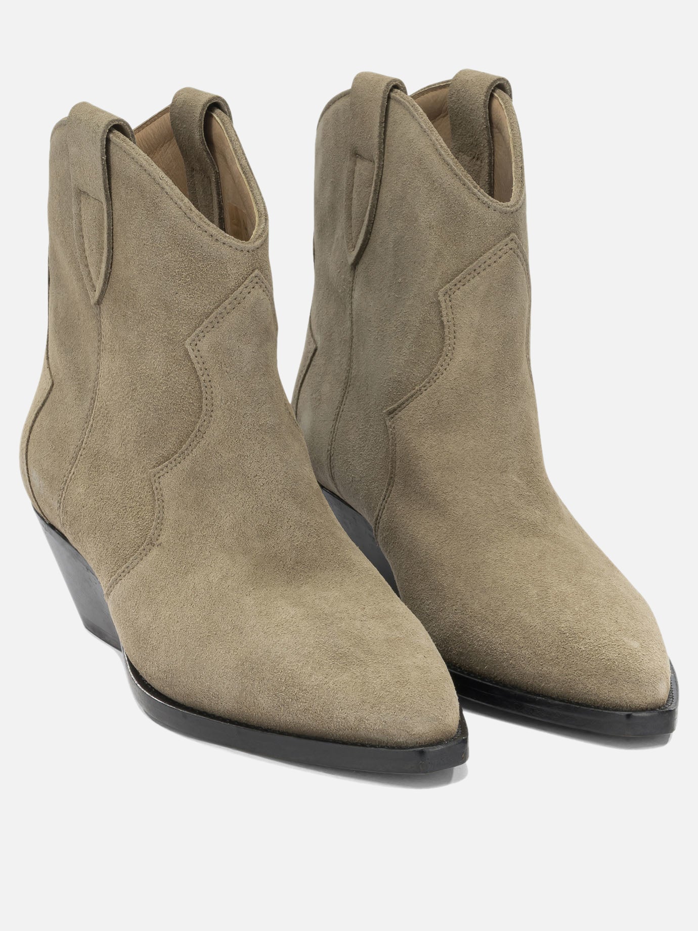 Cowboy 100% calf velvet leather - 100% cow leather  Beige - Isabel Marant Women | PDP | VIETTI Online Store | Zoom-Modal_2

