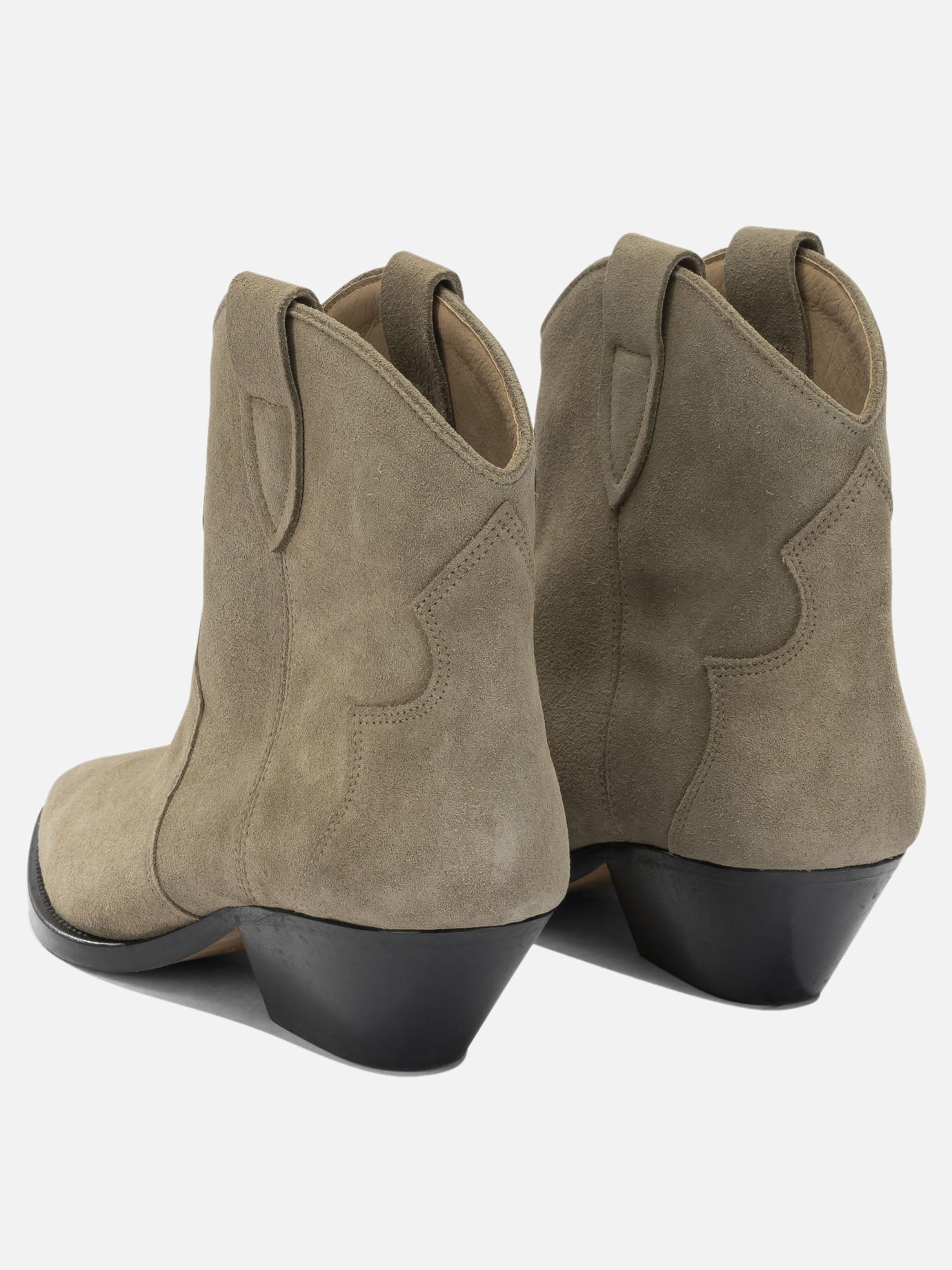 Cowboy 100% calf velvet leather - 100% cow leather  Beige - Isabel Marant Women | PDP | VIETTI Online Store | thumbnail_4