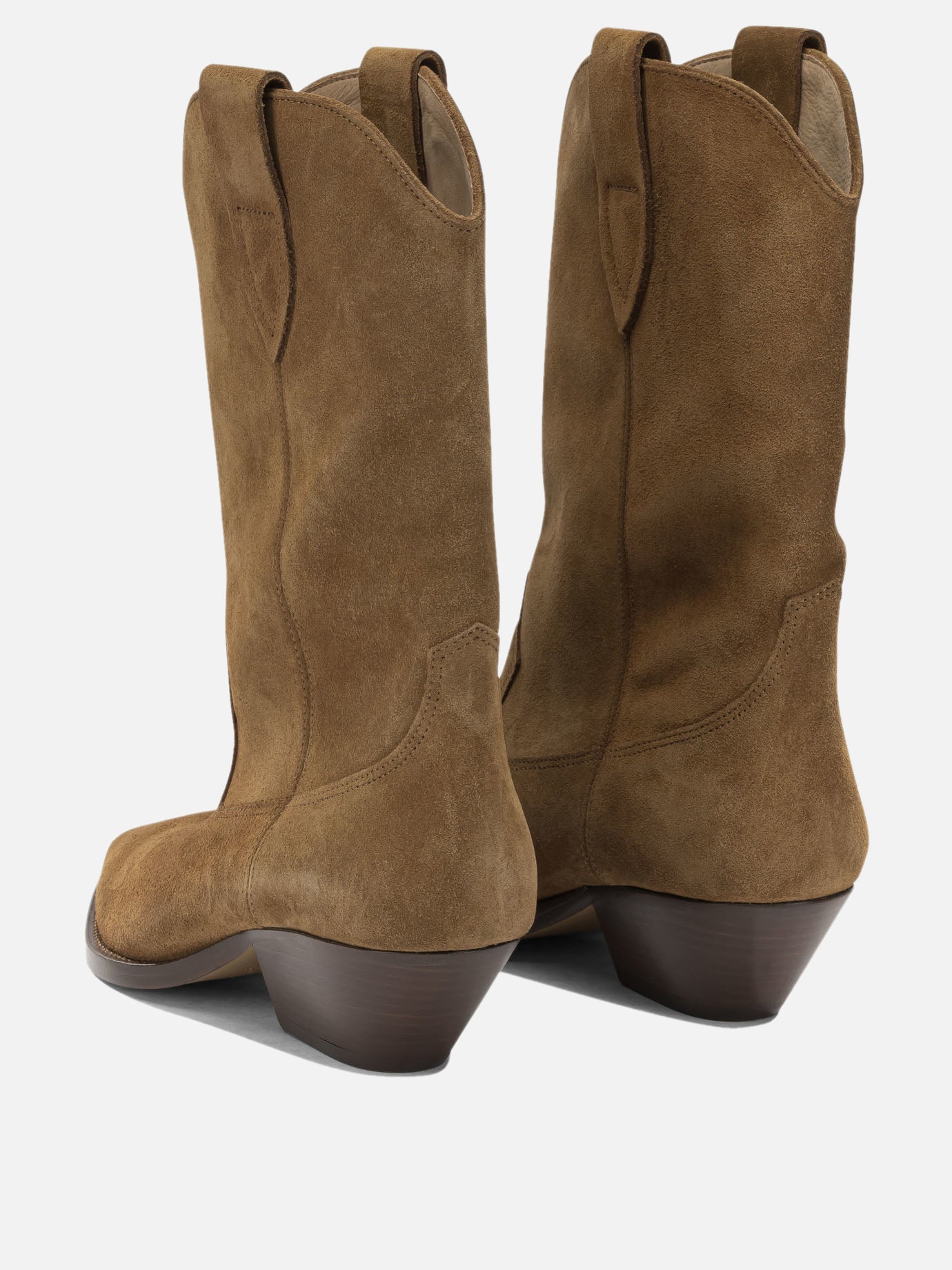 Cowboy 100% calf velvet leather - 100% cow leather  Brown - Isabel Marant Women | PDP | VIETTI Online Store | thumbnail_4