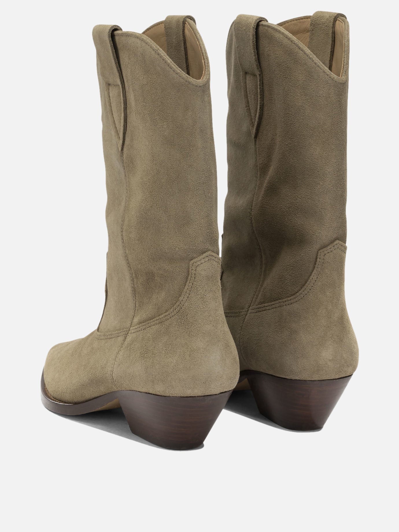Cowboy 100% calf velvet leather - 100% cow leather  Beige - Isabel Marant Women | PDP | VIETTI Online Store | thumbnail_4