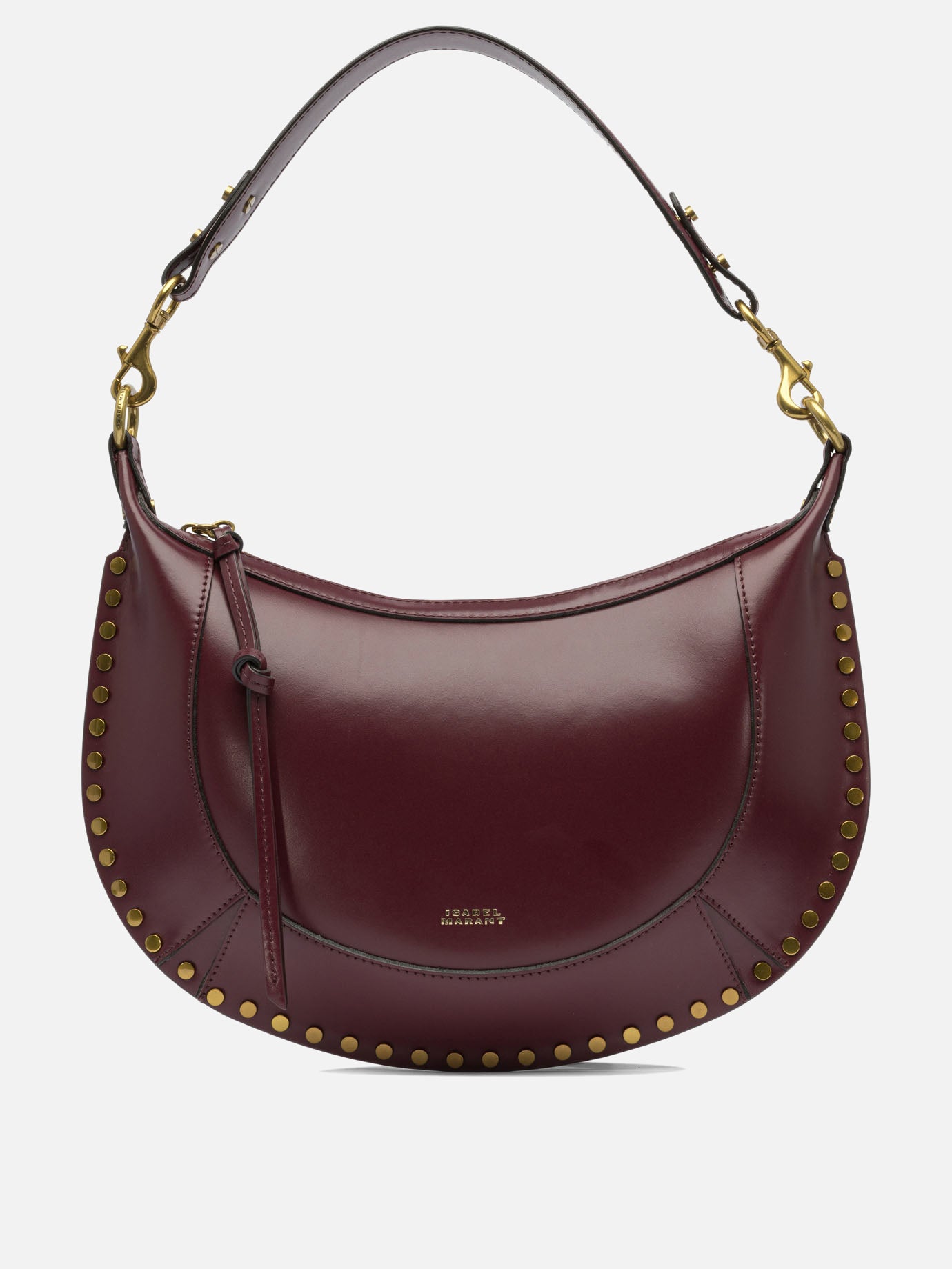 Medium bags 100% calf leather - Lining: 60% polyamide 40% polyurethane  Bordeaux - Isabel Marant Women | PDP | VIETTI Online Store | thumbnail