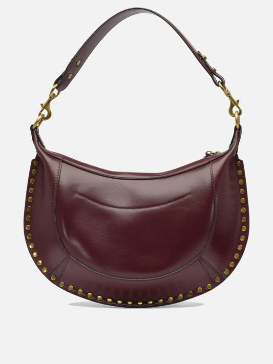 Isabel Marant "Naoko" medium shoulder bag Bordeaux

