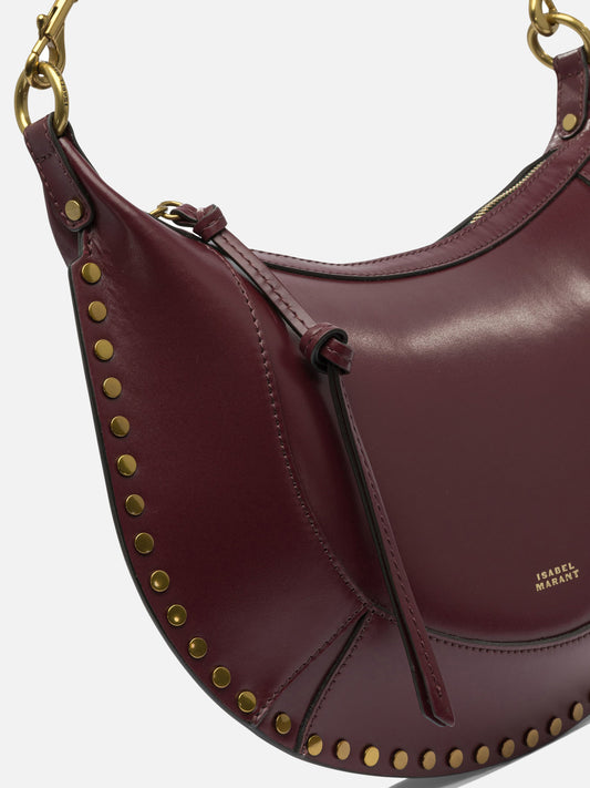 Isabel Marant "Naoko" medium shoulder bag Bordeaux

