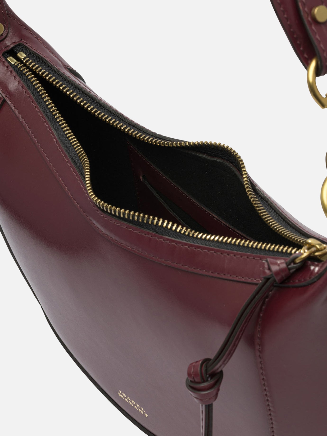 Medium bags 100% calf leather - Lining: 60% polyamide 40% polyurethane  Bordeaux - Isabel Marant Women | PDP | VIETTI Online Store | Zoom-Modal_5
