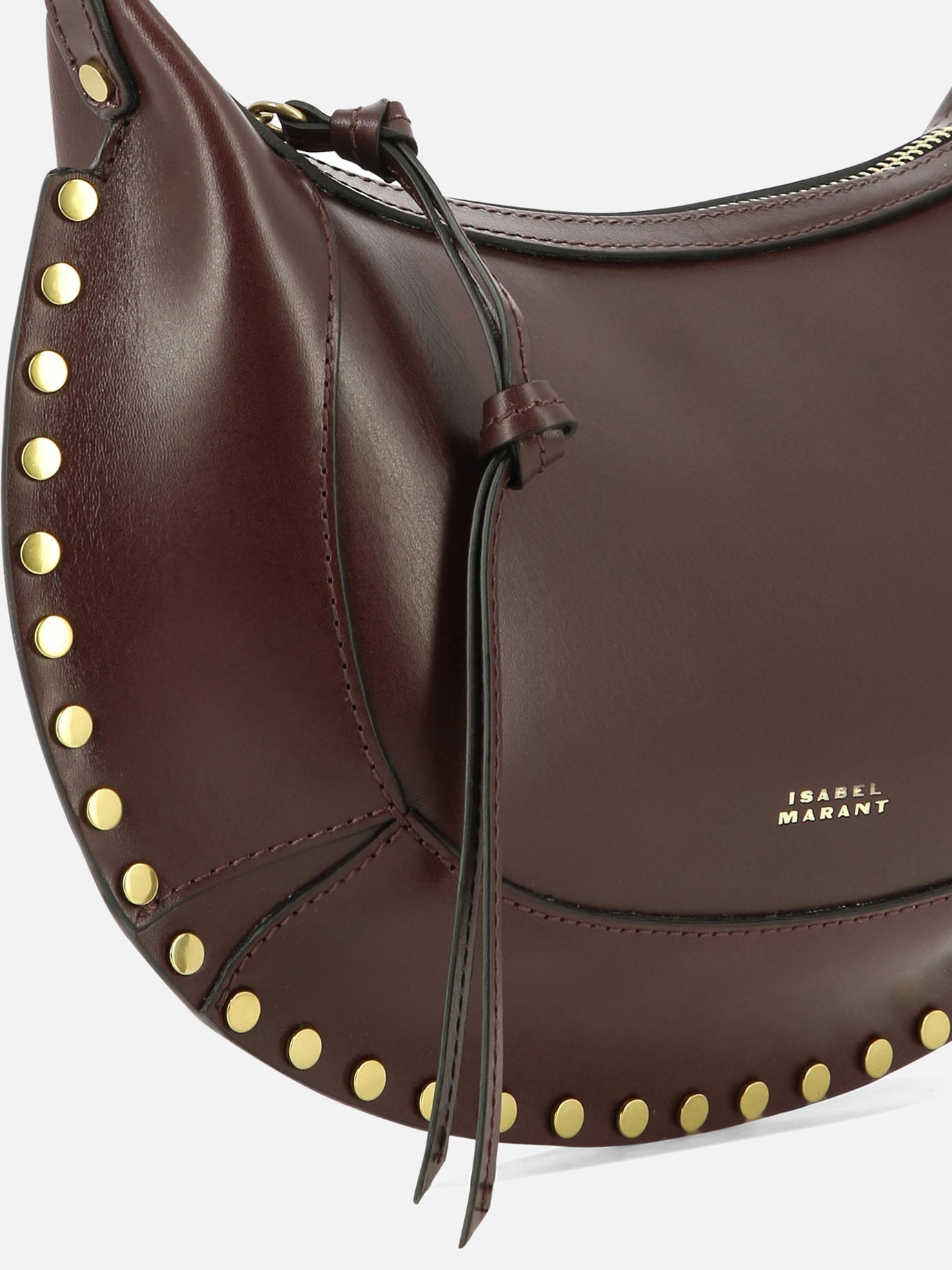 Small bags 100% calf leather - Lining: 60% polyamide 40% polyurethane  Bordeaux - Isabel Marant Women | PDP | VIETTI Online Store | thumbnail_4