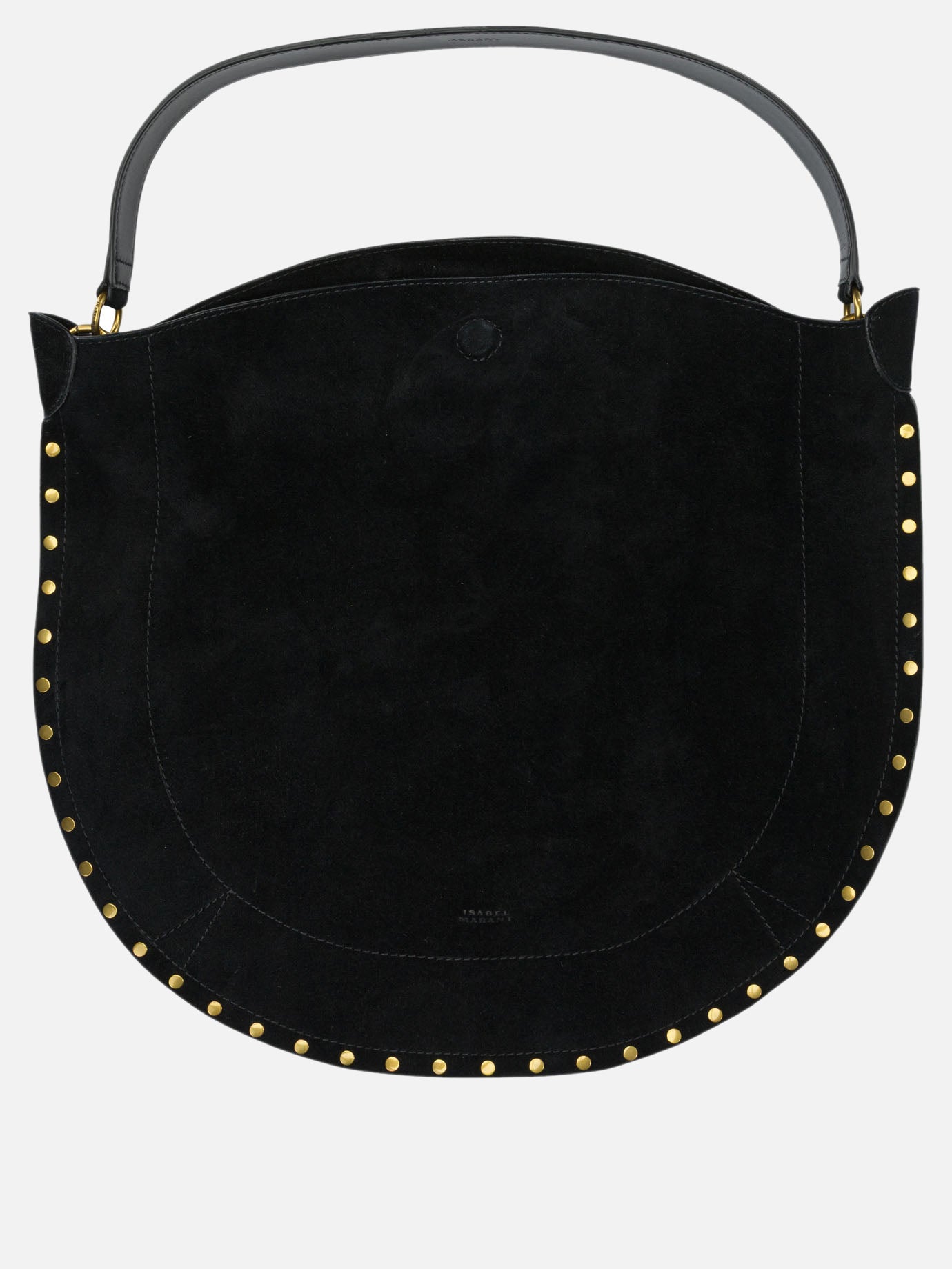 Medium bags 100% calf suede - Lining: 100% cotton - Other fabric: 100% cow leather  Black - Isabel Marant Women | PDP | VIETTI Online Store | thumbnail
