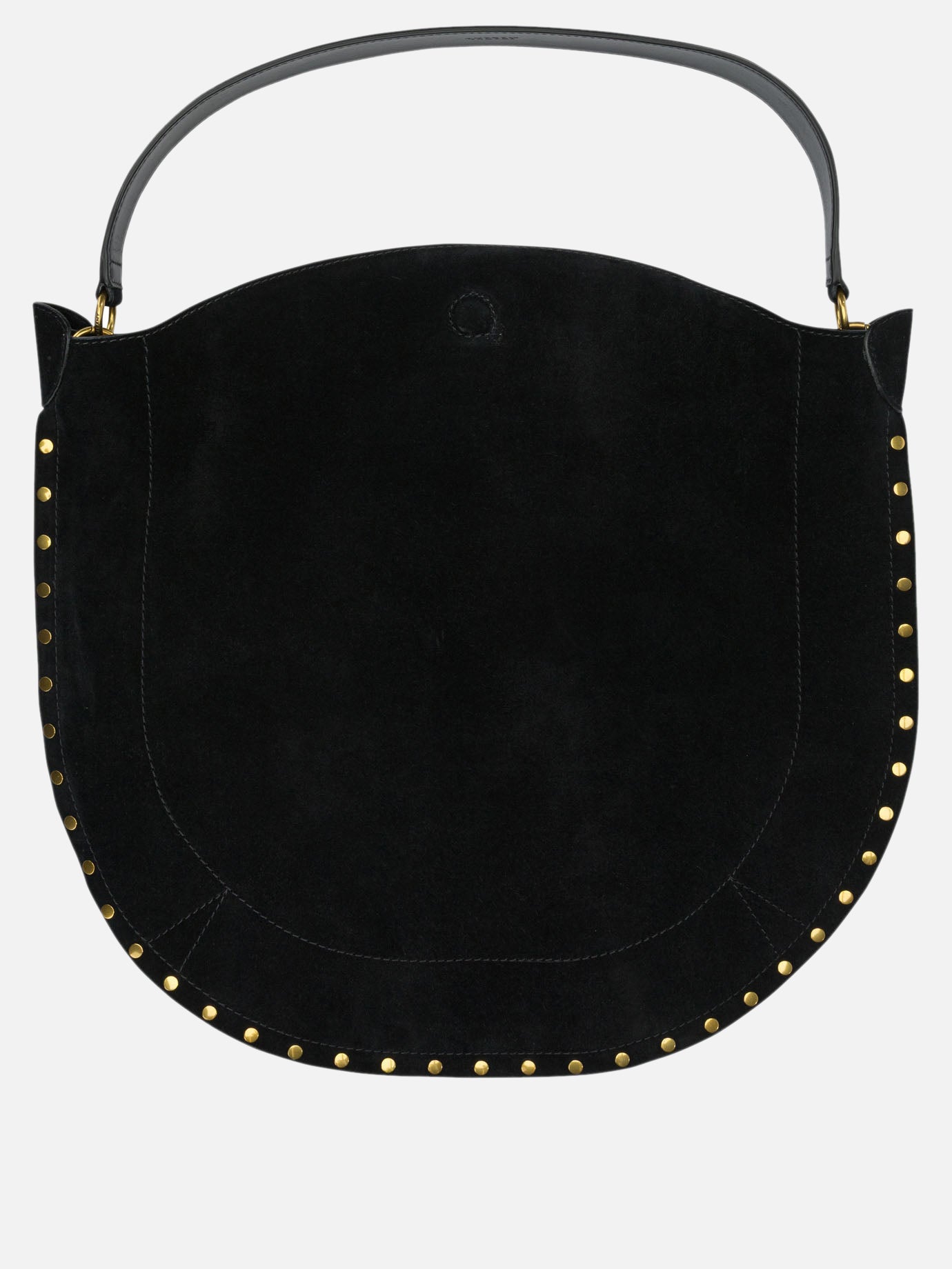 Medium bags 100% calf suede - Lining: 100% cotton - Other fabric: 100% cow leather  Black - Isabel Marant Women | PDP | VIETTI Online Store | Zoom-Modal_2
