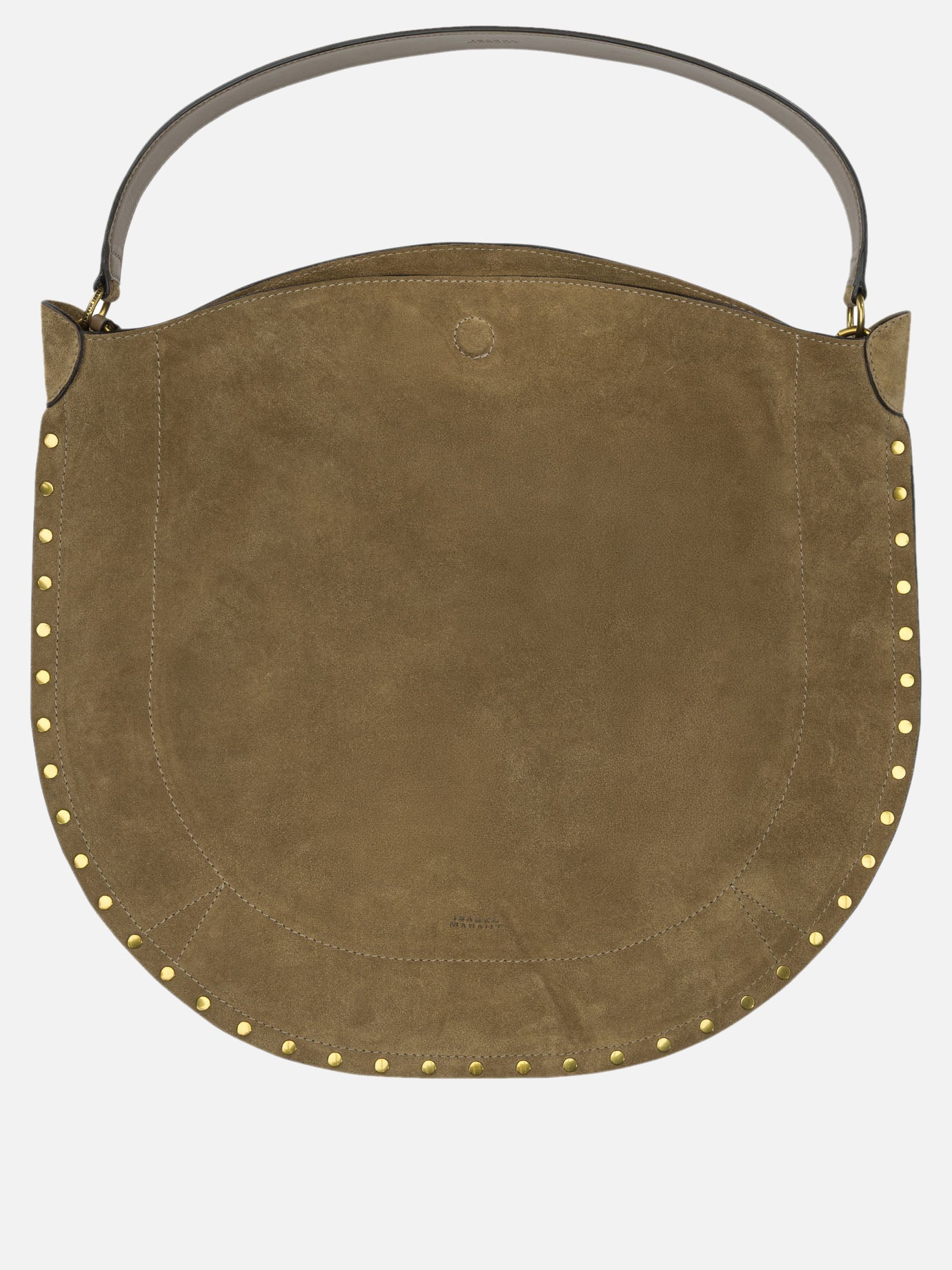 Large bags 100% calf suede - Lining: 100% cotton - Other fabric: 100% cow leather  Brown - Isabel Marant Women | PDP | VIETTI Online Store | Zoom-Modal
