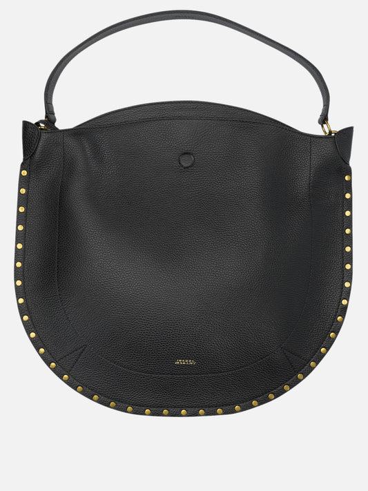 Large bags 100% cow leather - Lining: 100% cotton  Black - Isabel Marant Women | PDP | VIETTI Online Store 
