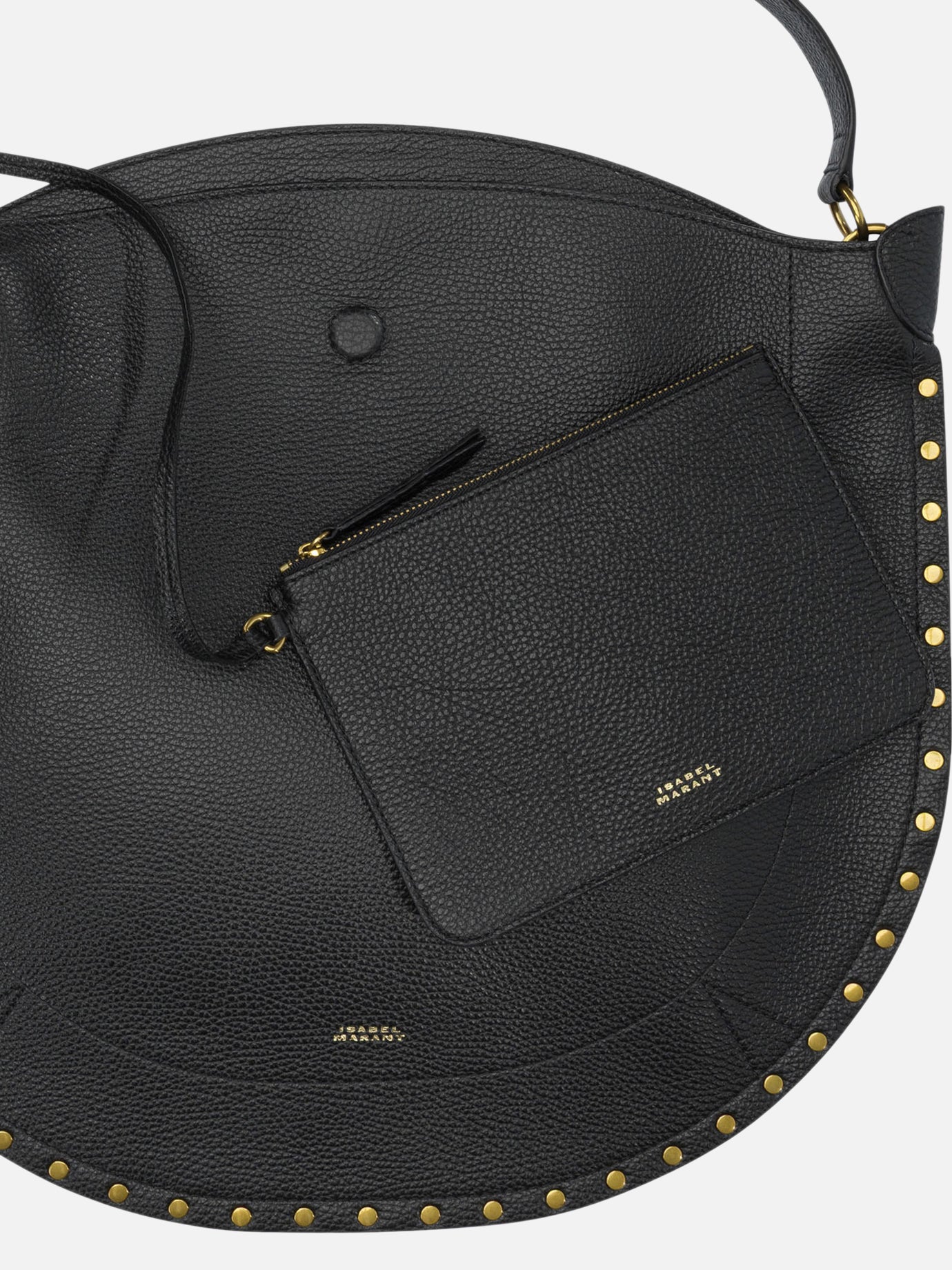 Large bags 100% cow leather - Lining: 100% cotton  Black - Isabel Marant Women | PDP | VIETTI Online Store | Zoom-Modal_3
