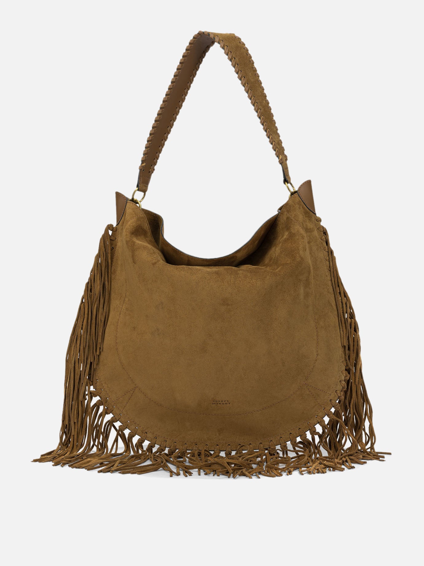 Borse medie 100% calf suede - Lining: 100% cotton - Other fabric: 100% cow leather  Marrone - Isabel Marant Donna | PDP | VIETTI Online Store | Zoom-Modal

