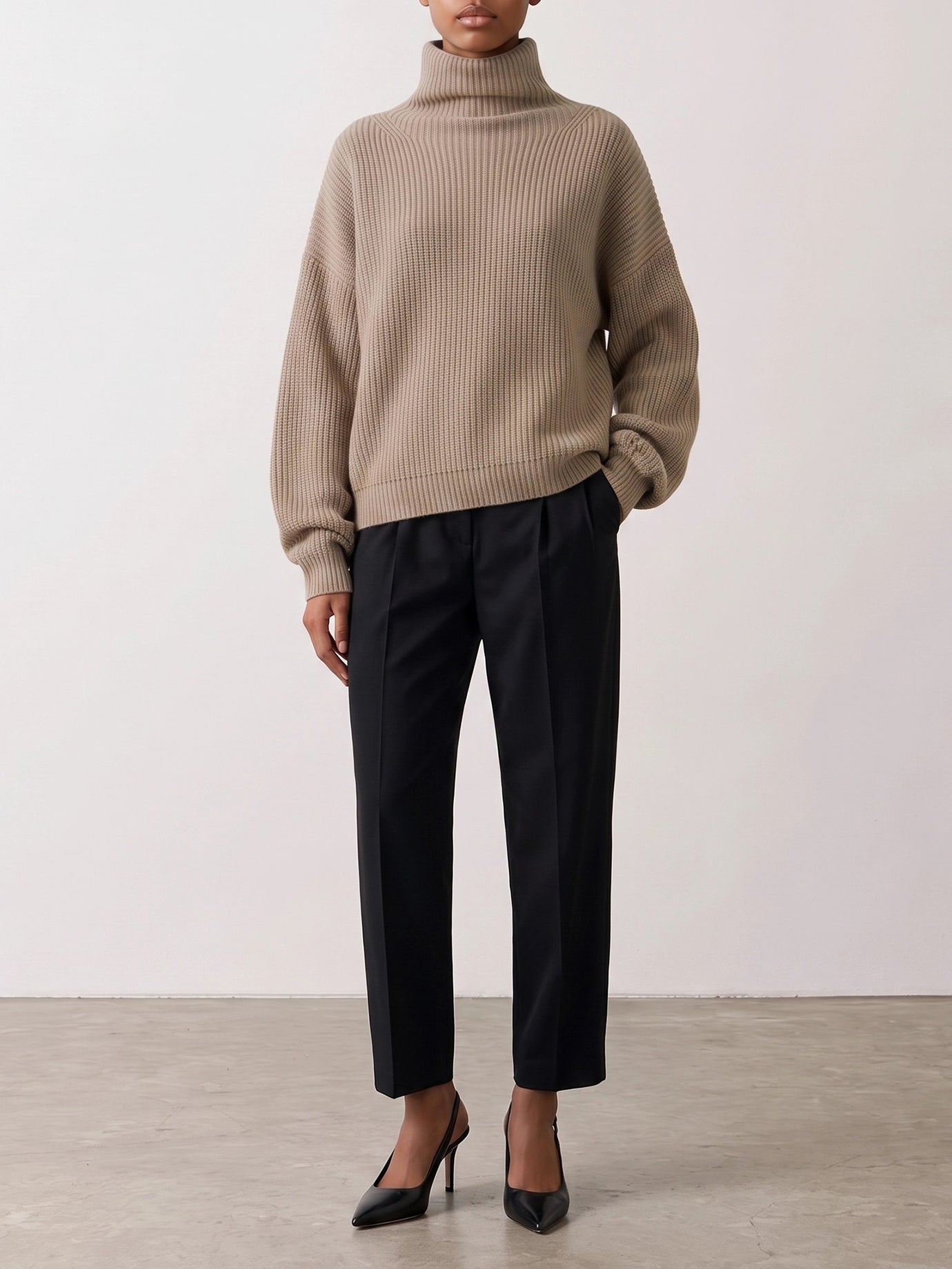 Maglioni dolcevita Solid colour  Beige - Isabel Marant Donna | PDP | VIETTI Online Store | Zoom-Modal_2
