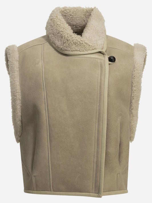 Vest jackets Solid colour  Beige - Isabel Marant Women | PLP | VIETTI Online Store 
