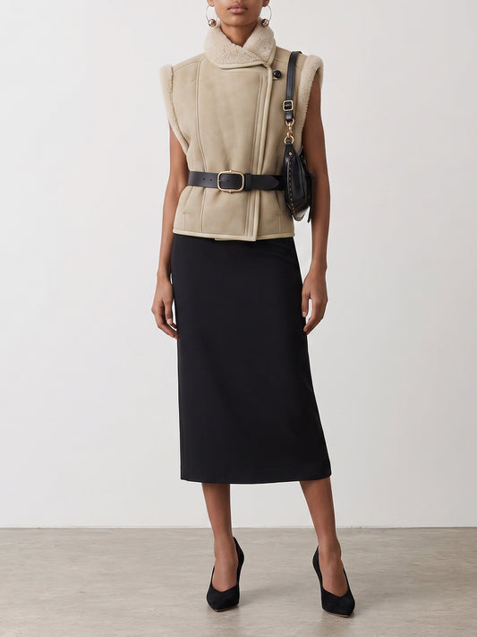 Vest jackets Solid colour  Beige - Isabel Marant Women | PLP | VIETTI Online Store | 2
