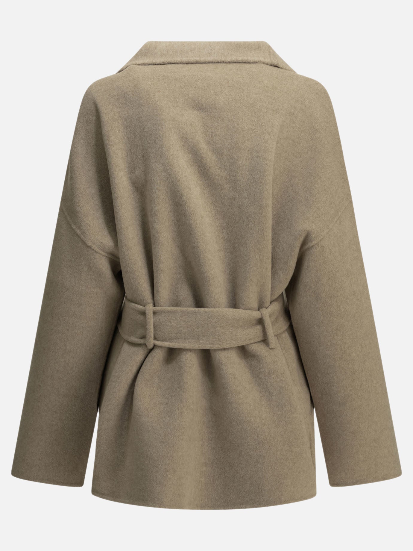 Short coats Solid colour  Beige - Isabel Marant Women | PDP | VIETTI Online Store | thumbnail_4