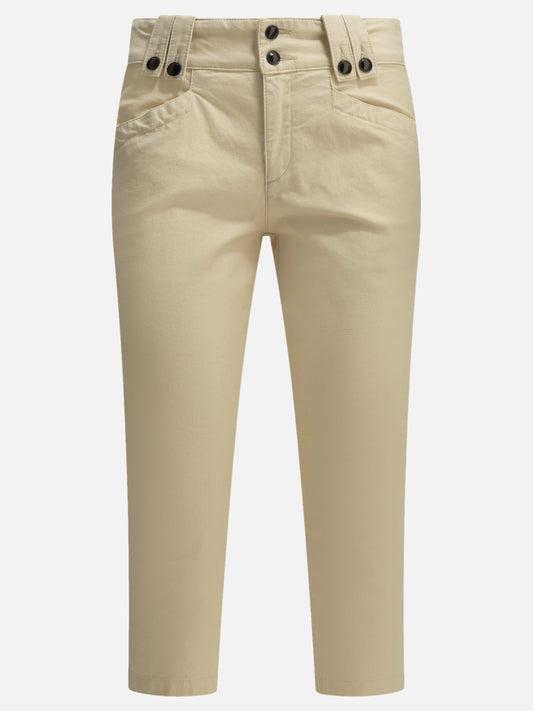Isabel Marant "Berna" Casual Pants Beige

