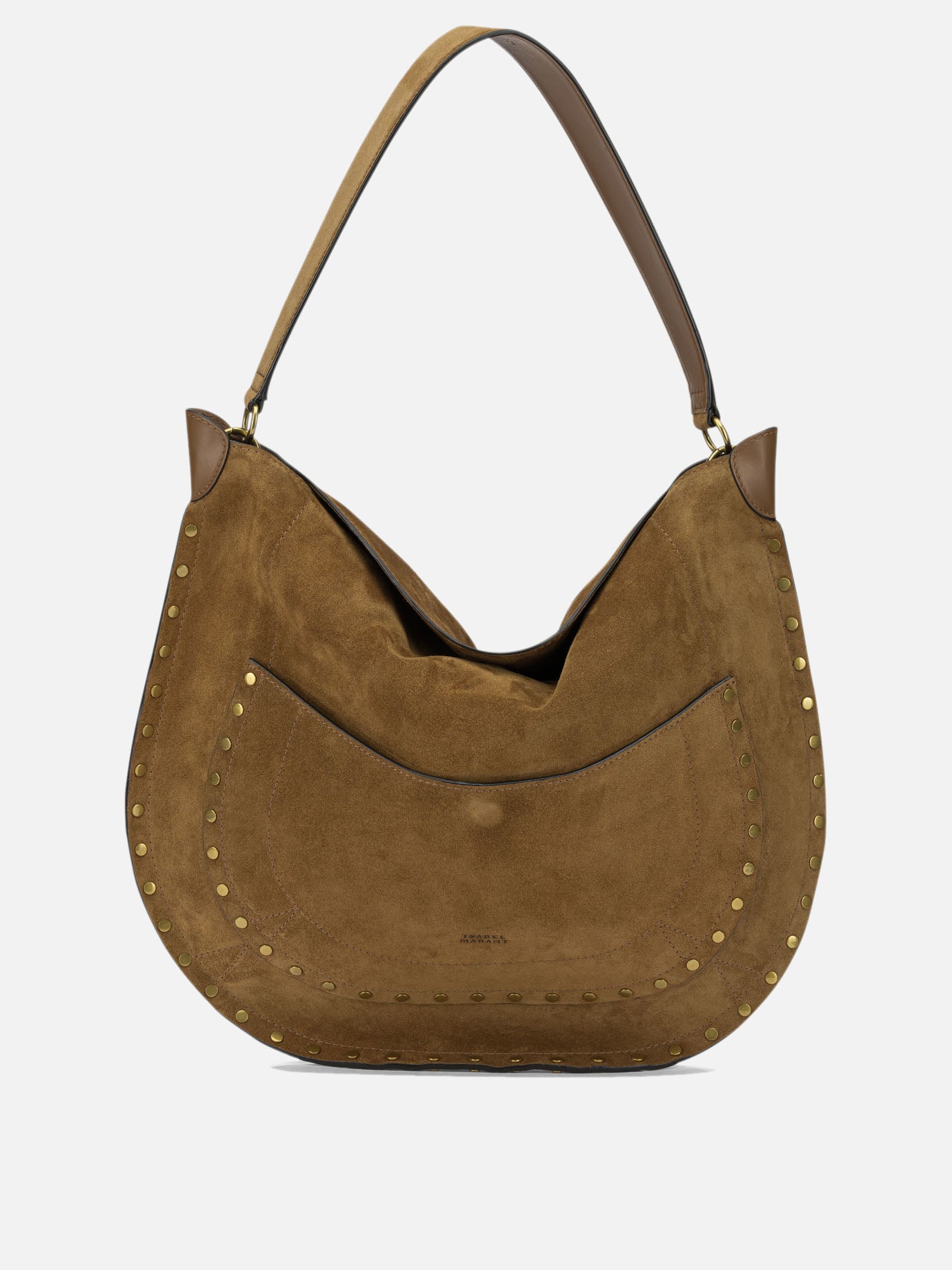 Borse medie 100% calf suede - Lining: 100% cotton - Other fabric: 100% cow leather  Marrone - Isabel Marant Donna | PDP | VIETTI Online Store | Zoom-Modal
