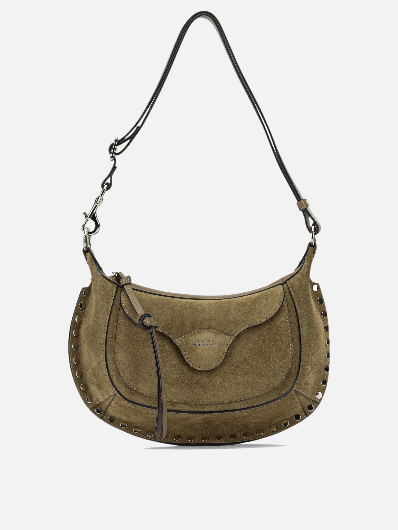 Borse piccole 100% calf suede - Lining: 60% polyamide 40% polyurethane - Other fabric: 100% cow leather  Marrone - Isabel Marant Donna | PDP | VIETTI Online Store | Zoom-Modal
