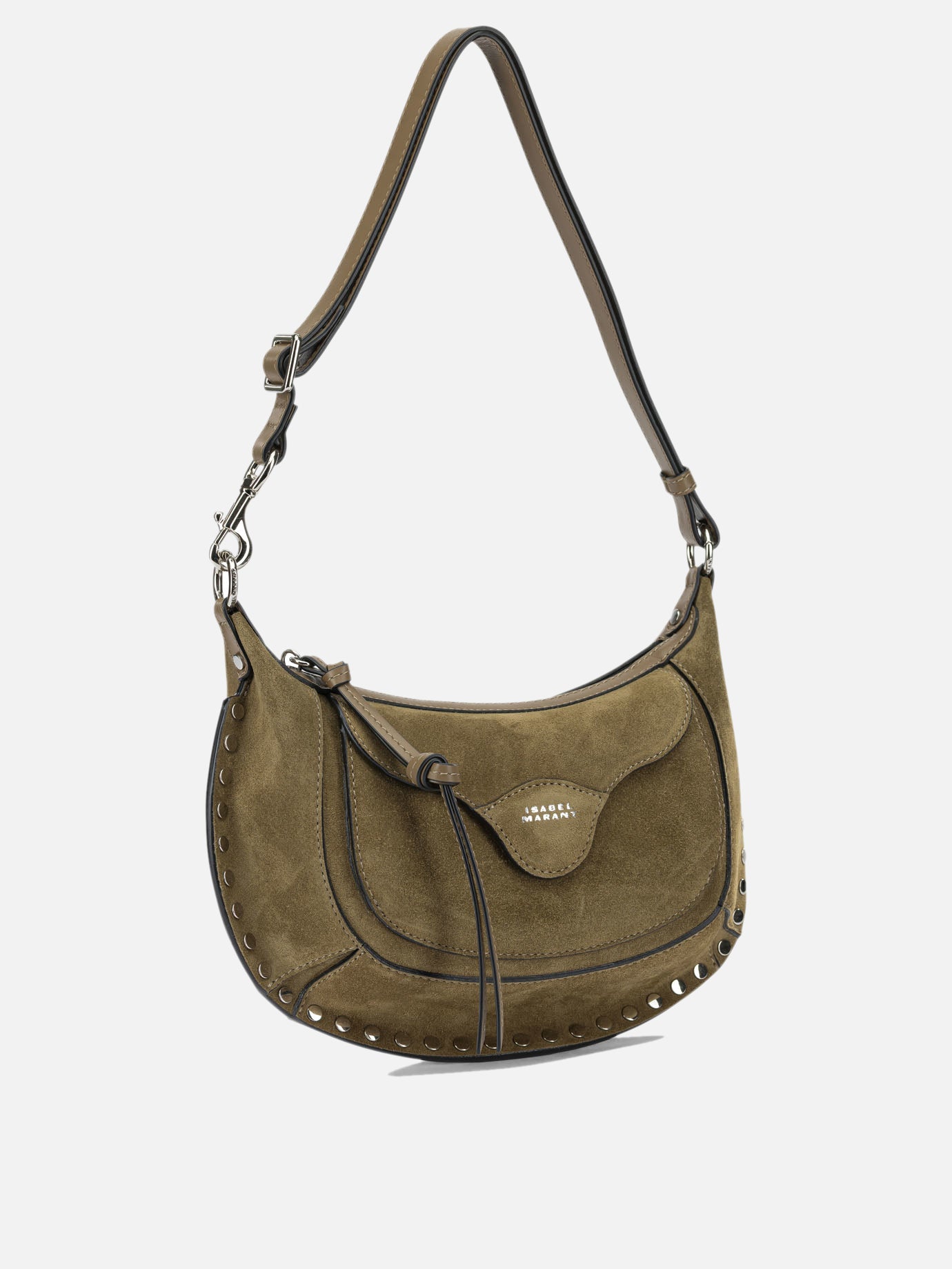 Borse piccole 100% calf suede - Lining: 60% polyamide 40% polyurethane - Other fabric: 100% cow leather  Marrone - Isabel Marant Donna | PDP | VIETTI Online Store | Zoom-Modal_2
