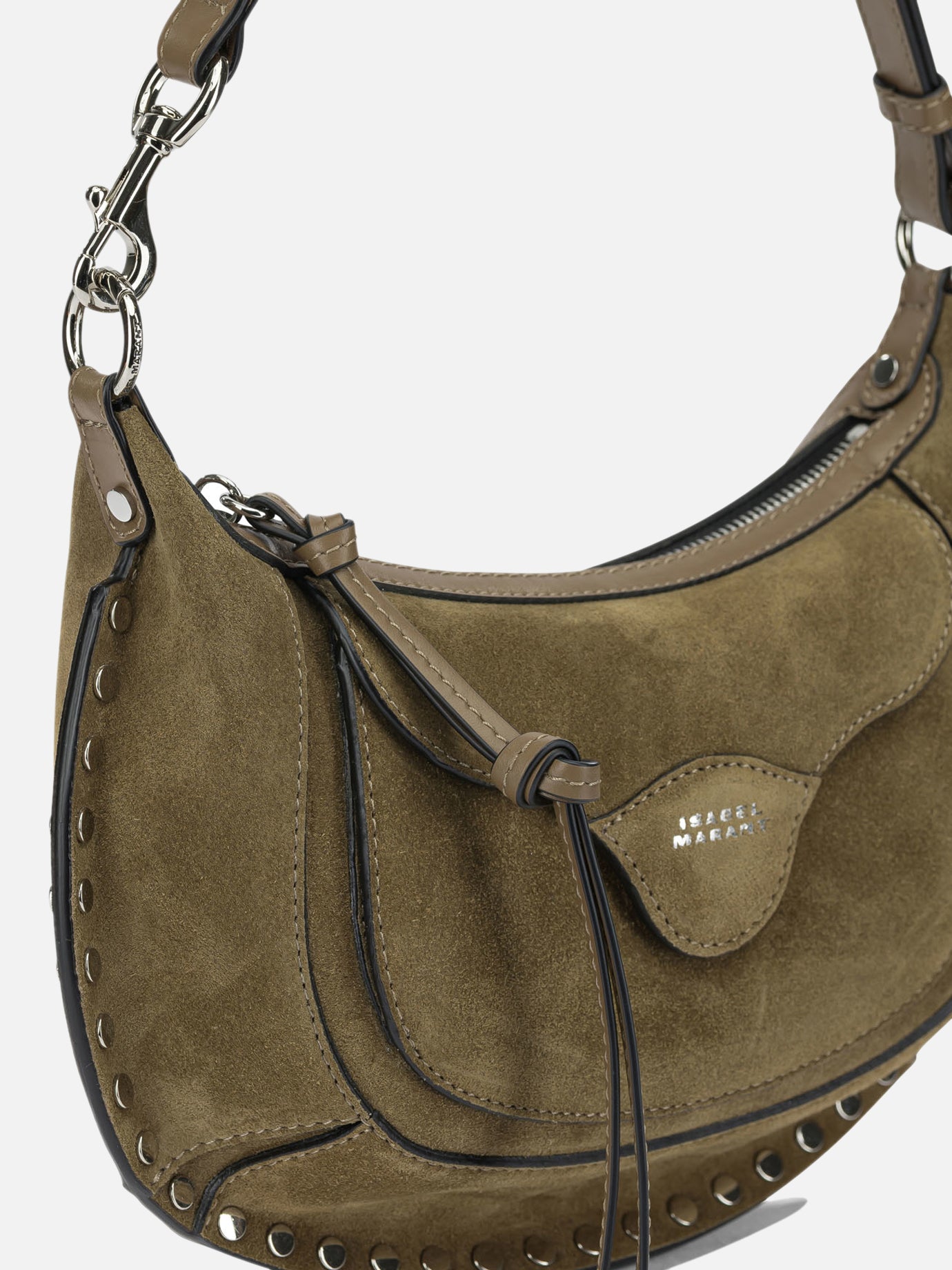 Borse piccole 100% calf suede - Lining: 60% polyamide 40% polyurethane - Other fabric: 100% cow leather  Marrone - Isabel Marant Donna | PDP | VIETTI Online Store | thumbnail_4