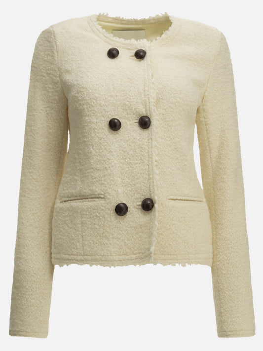 Blazers Bouclé  White - Isabel Marant Women | PDP | VIETTI Online Store 
