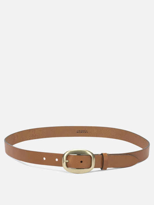 Leather belts 100% cow leather  Brown - Isabel Marant Women | PDP | VIETTI Online Store 
