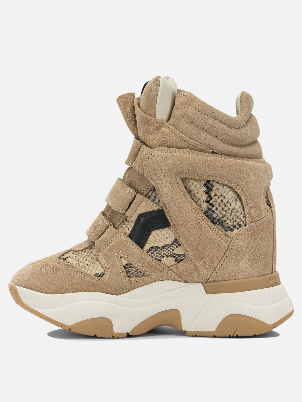 Isabel Marant "Balskee" High-Top Sneakers Beige