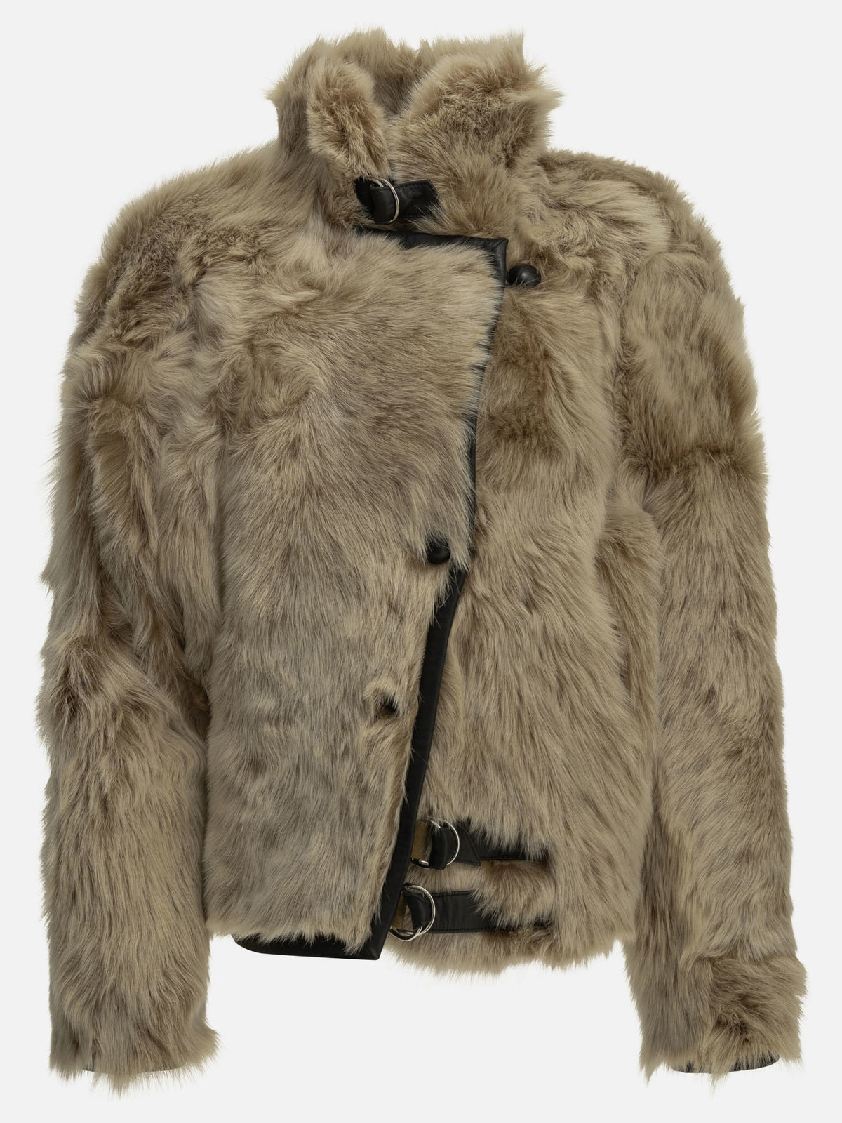 Isabel Marant "Roama" Shearling Jacket Beige

