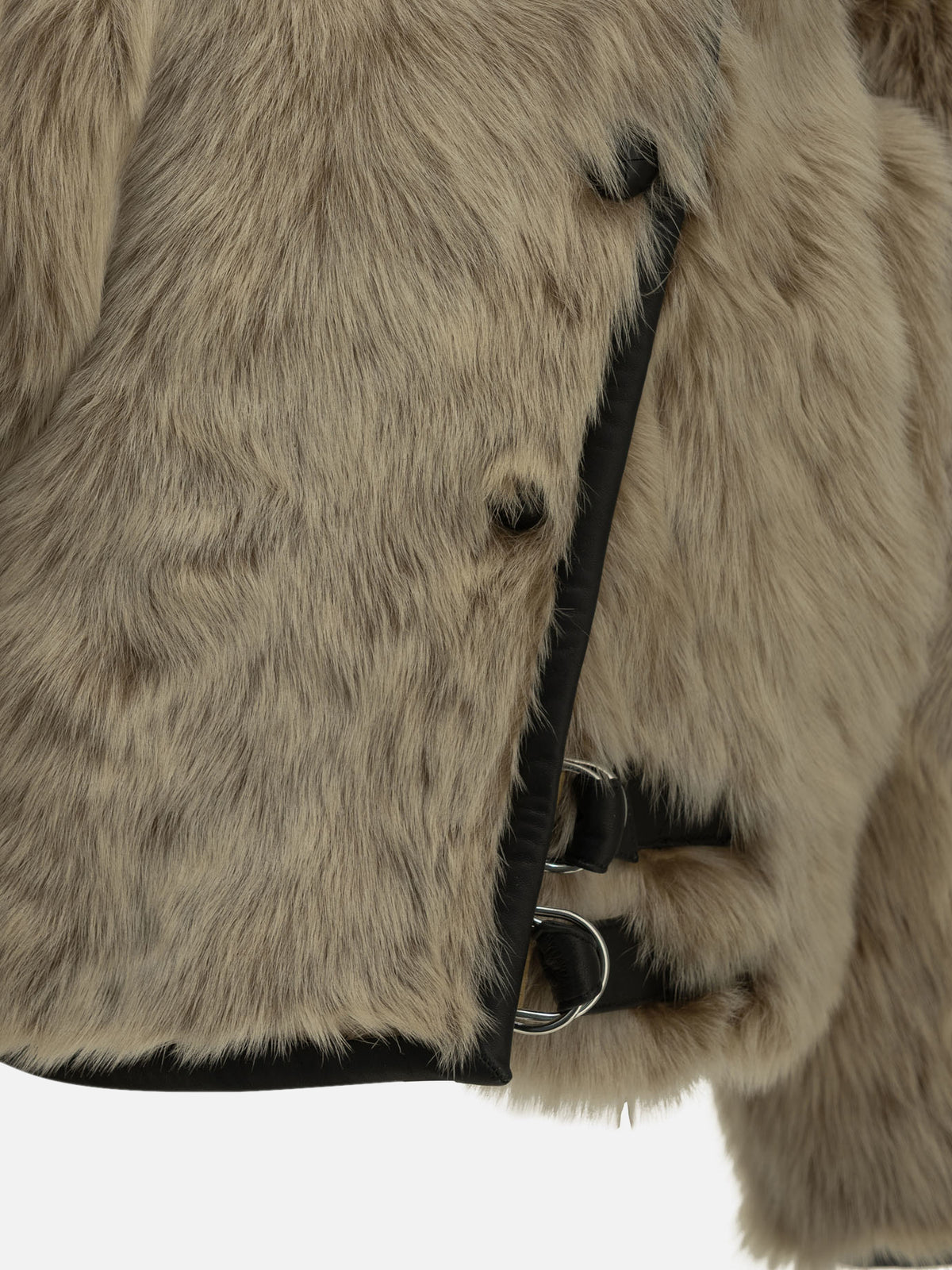Isabel Marant "Roama" Shearling Jacket Beige