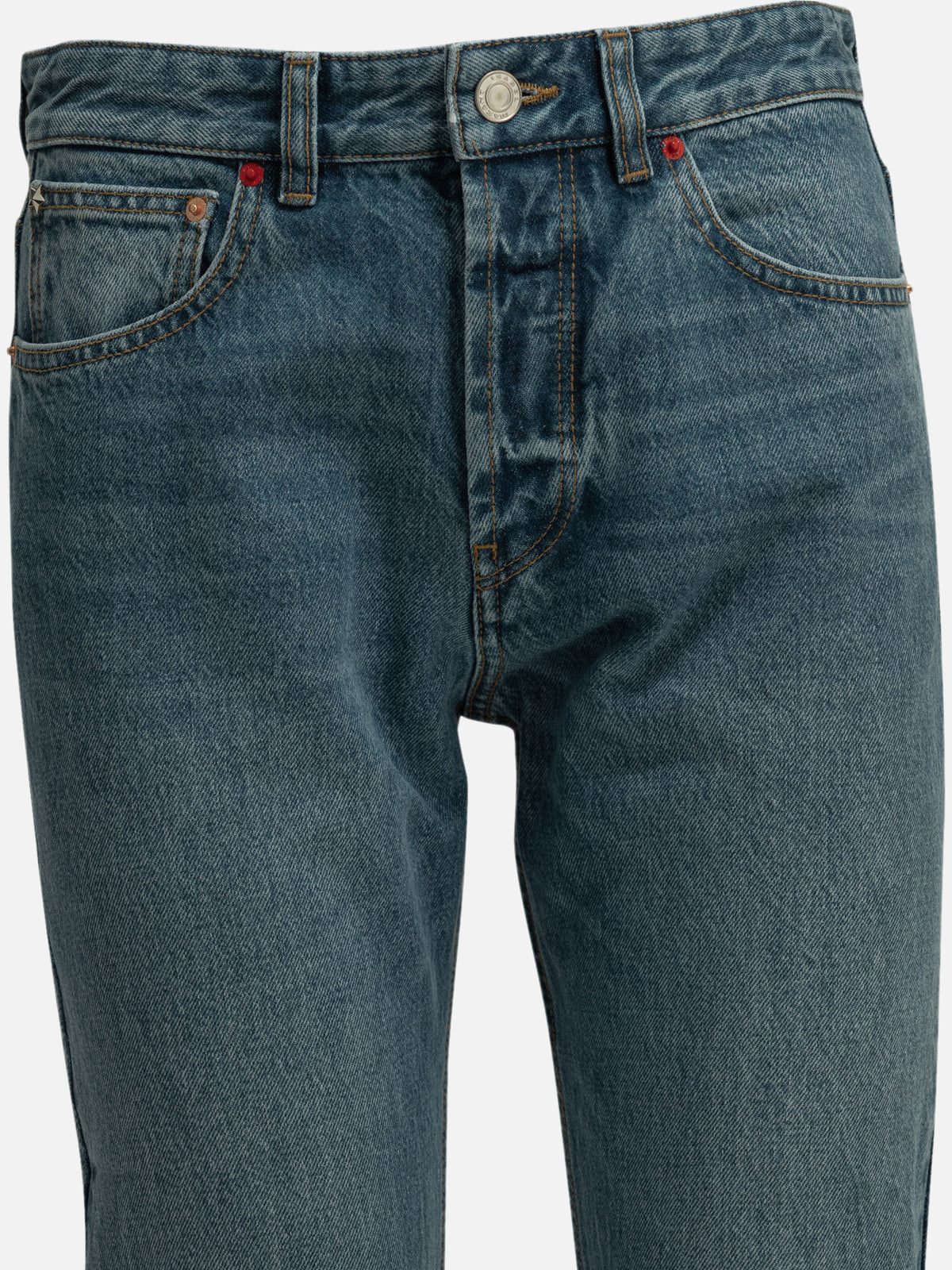 Isabel Marant "Daya" Straight-Leg Jeans Blue

