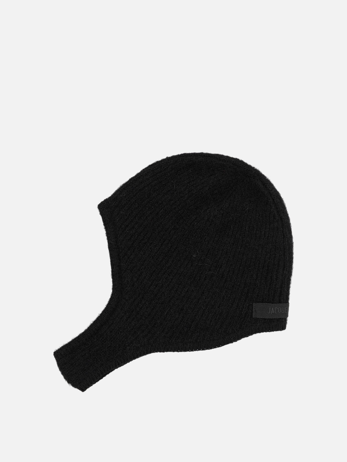 Jacquemus "Le Capuche Gros Grain" Beanie Black

