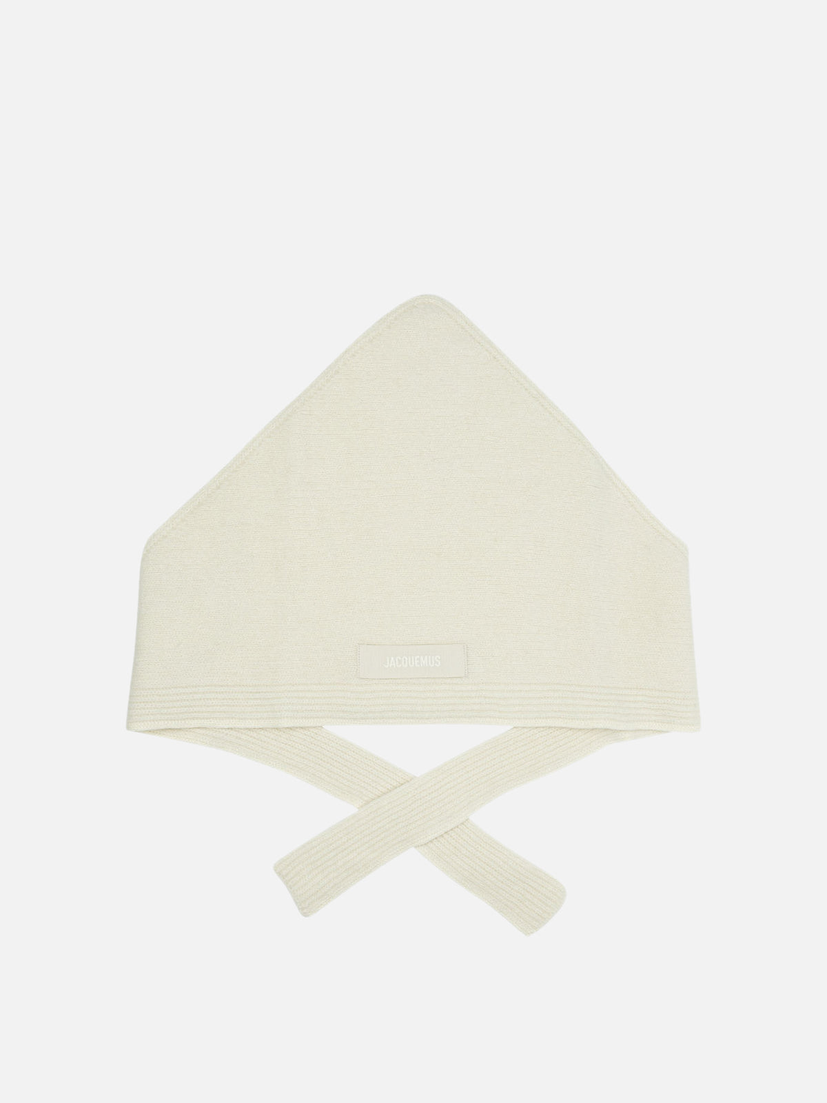 Jacquemus "Gros Grain" Shawl White

