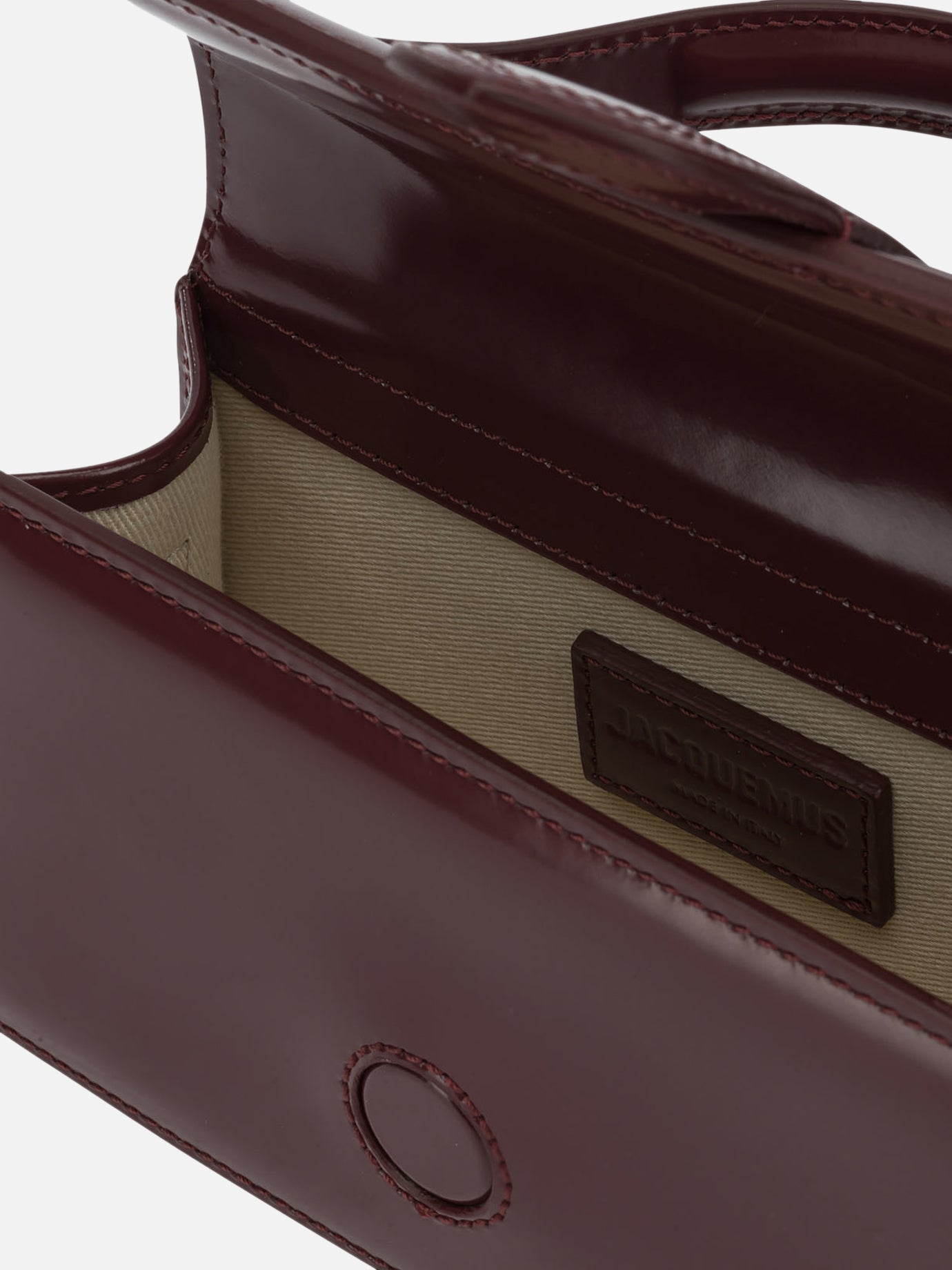 Small bags 100% calf leather - Other fabric: 100% cotton  Bordeaux - Jacquemus Women | PDP | VIETTI Online Store | thumbnail_5