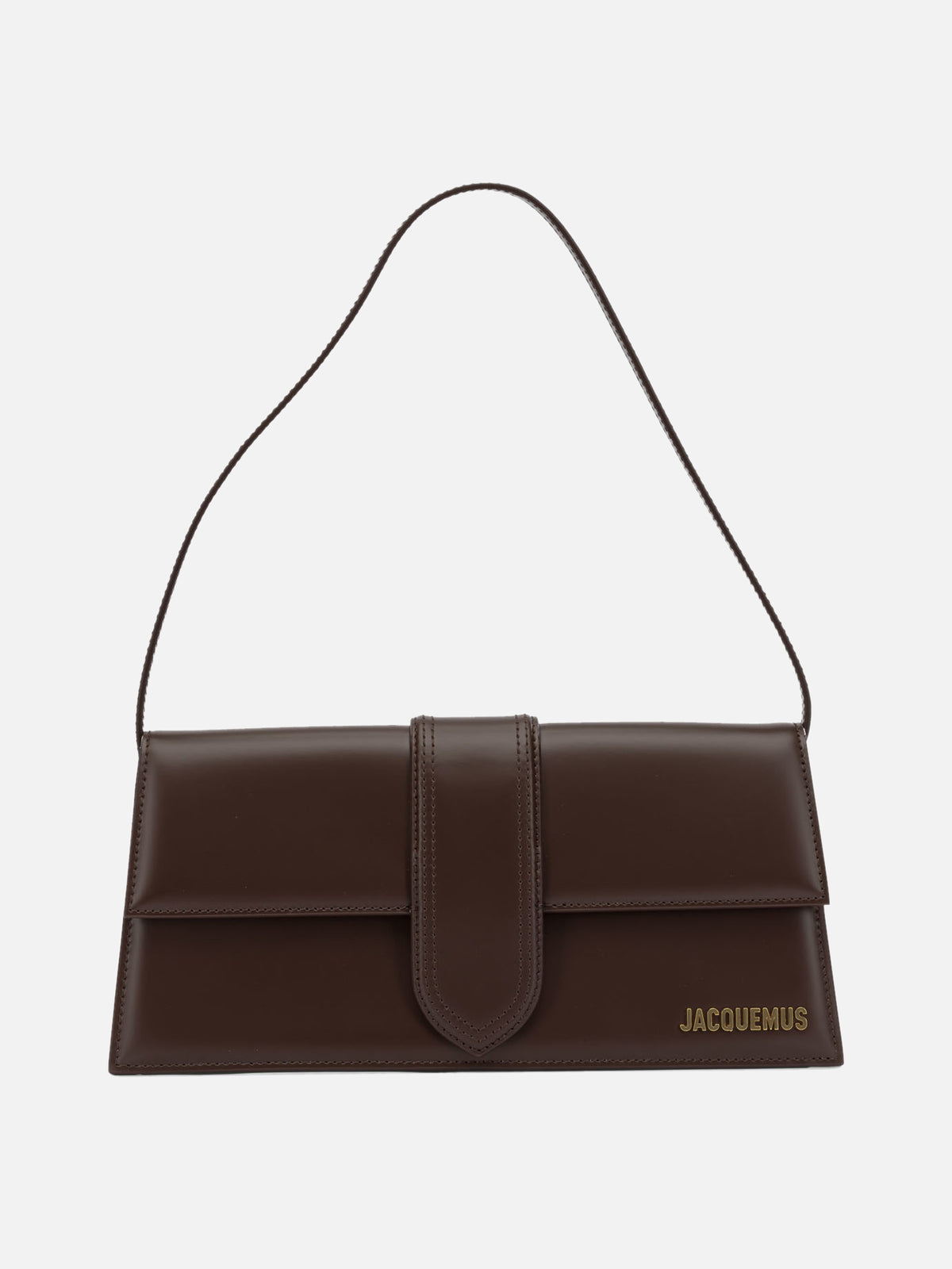 Jacquemus "Le Bambino Long" Small Shoulder Bag Brown