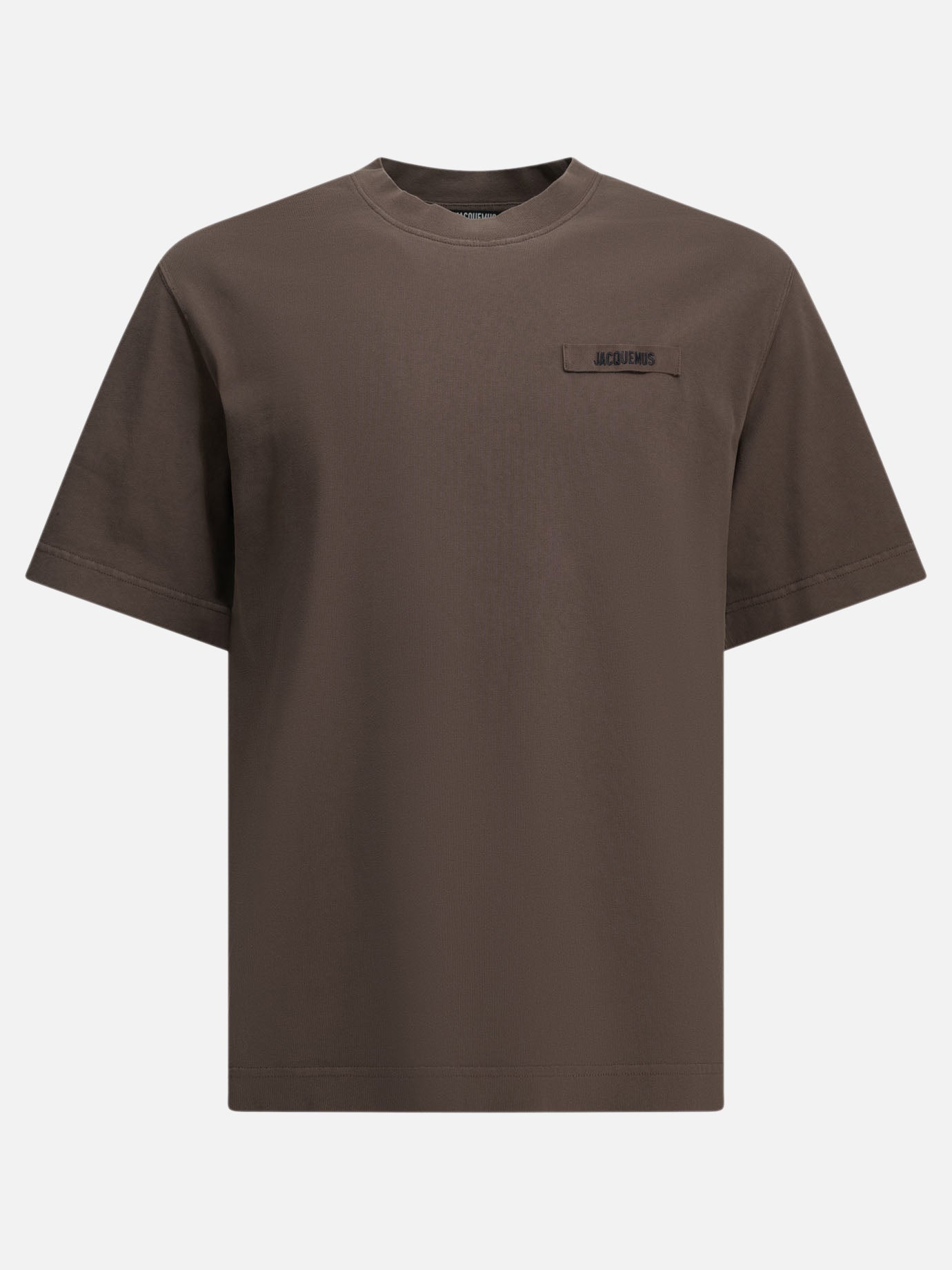 Crewneck t-shirts Logo  Brown - Jacquemus Men | PDP | VIETTI Online Store | thumbnail