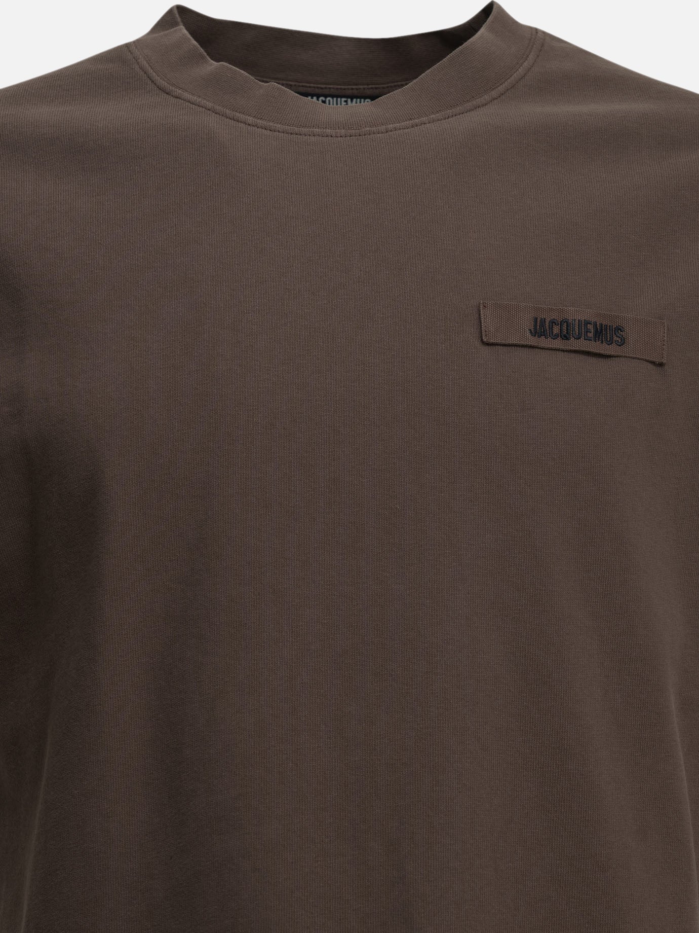 Crewneck t-shirts Logo  Brown - Jacquemus Men | PDP | VIETTI Online Store | Zoom-Modal_3

