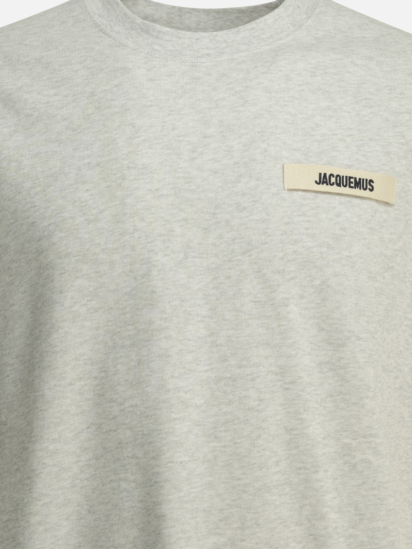 T-shirt girocollo Logo  Grigio - Jacquemus Uomo | PDP | VIETTI Online Store | Zoom-Modal_3
